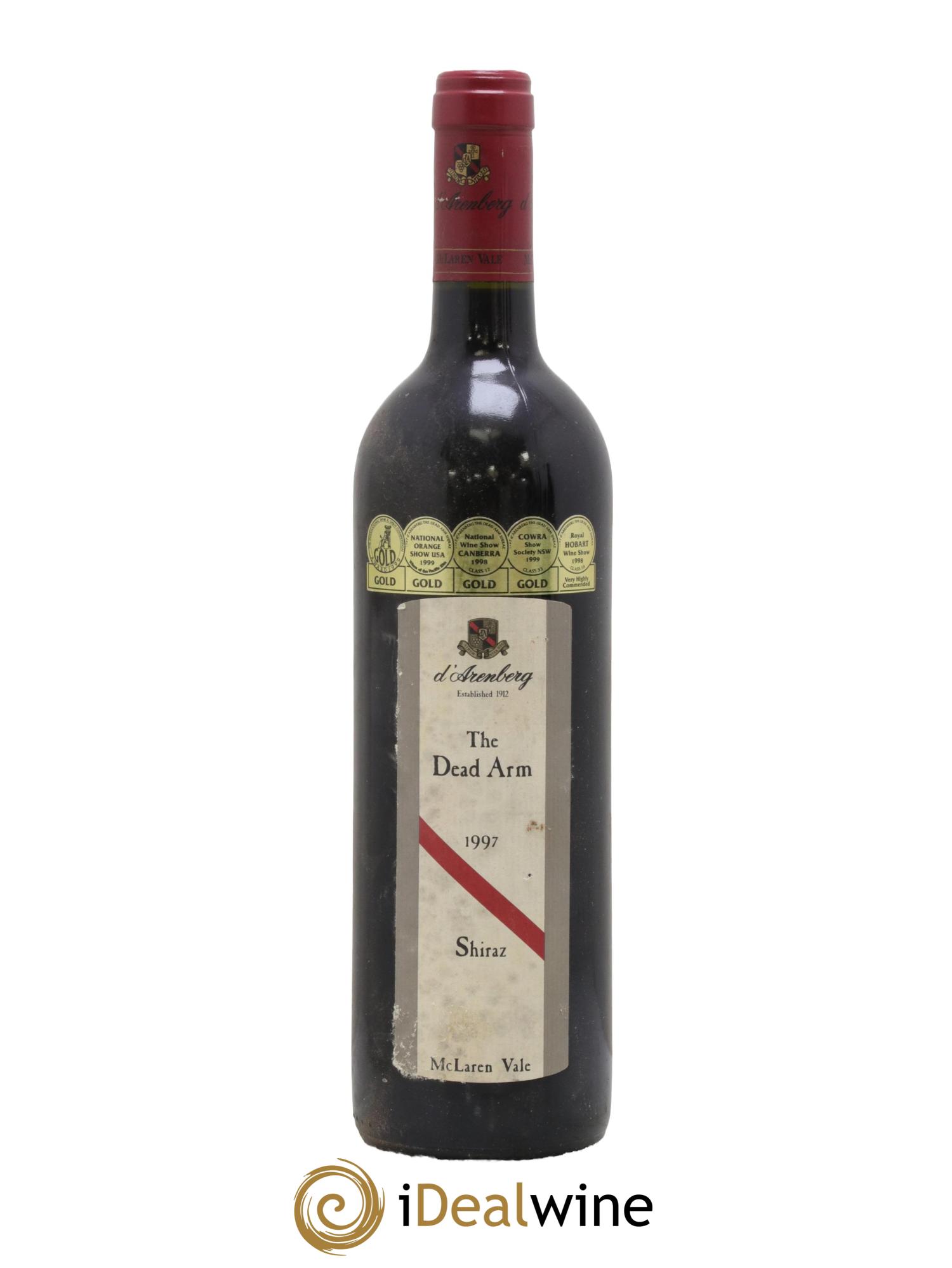 McLaren Vale d'Arenberg The Dead Arm - Syrah 1997 - Lot de 1 bouteille - 0