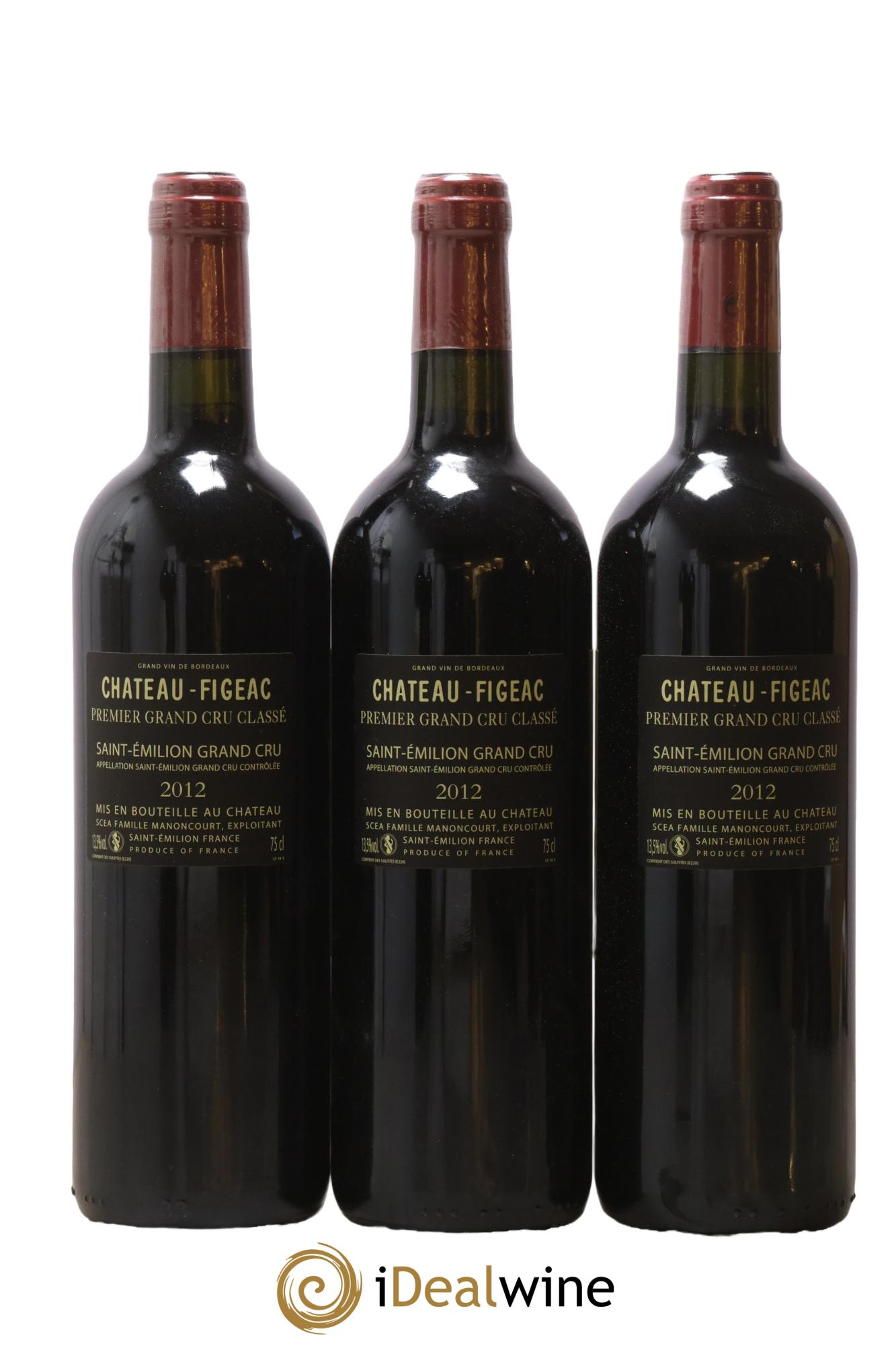 Château Figeac 1er Grand Cru Classé A 2012 - Lotto di 12 bottiglie - 6