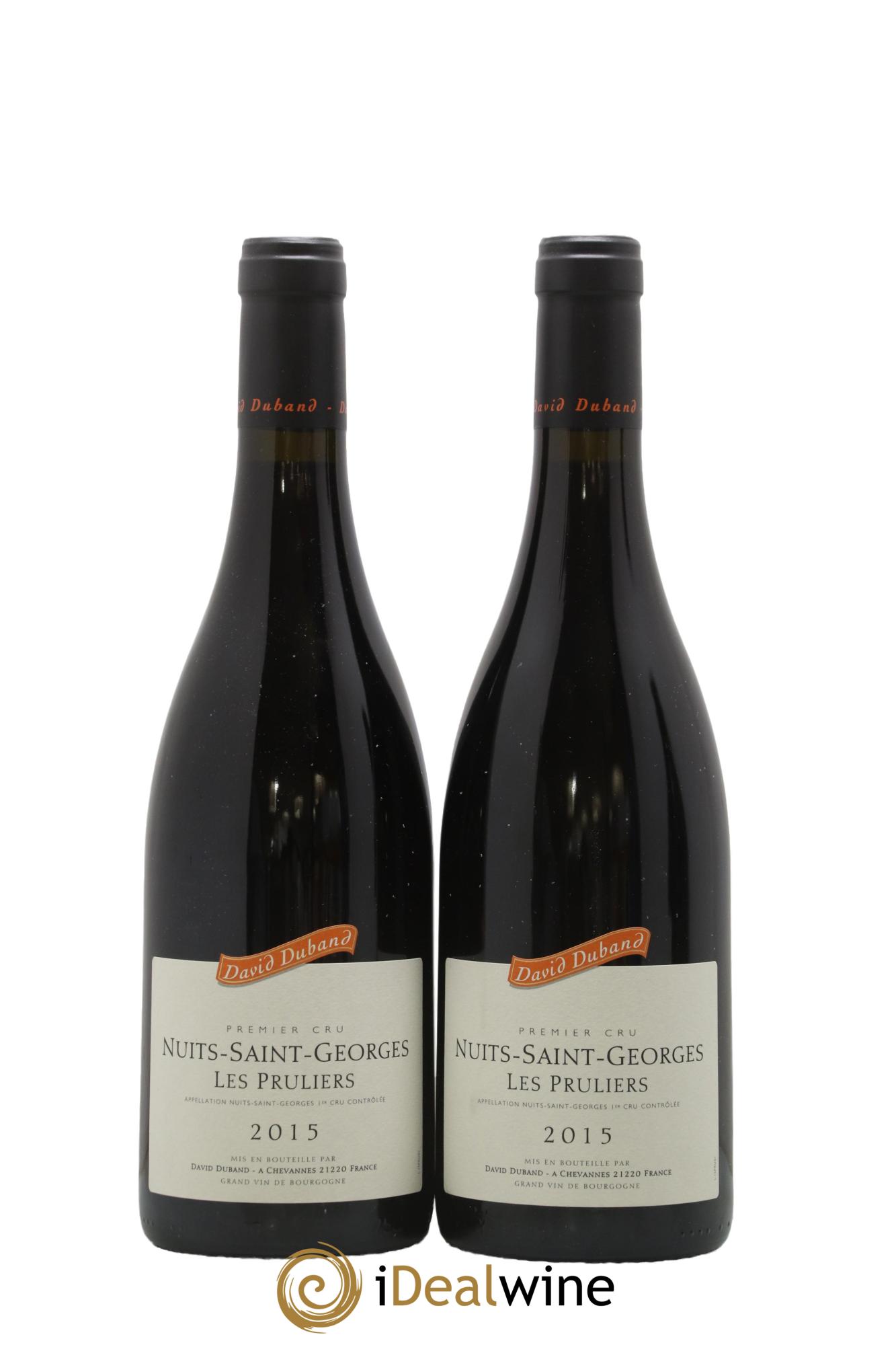 Nuits-Saint-Georges 1er Cru Les Pruliers David Duband (Domaine) 2015 - Lotto di 2 bottiglie - 0