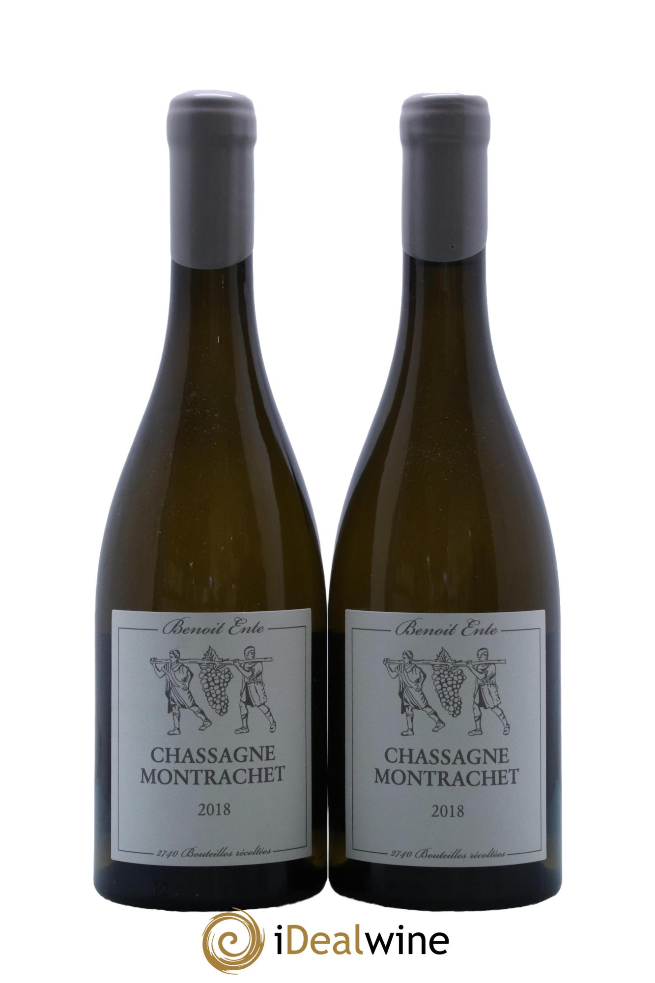 Chassagne-Montrachet Benoit Ente 2018 - Posten von 2 Flaschen - 0
