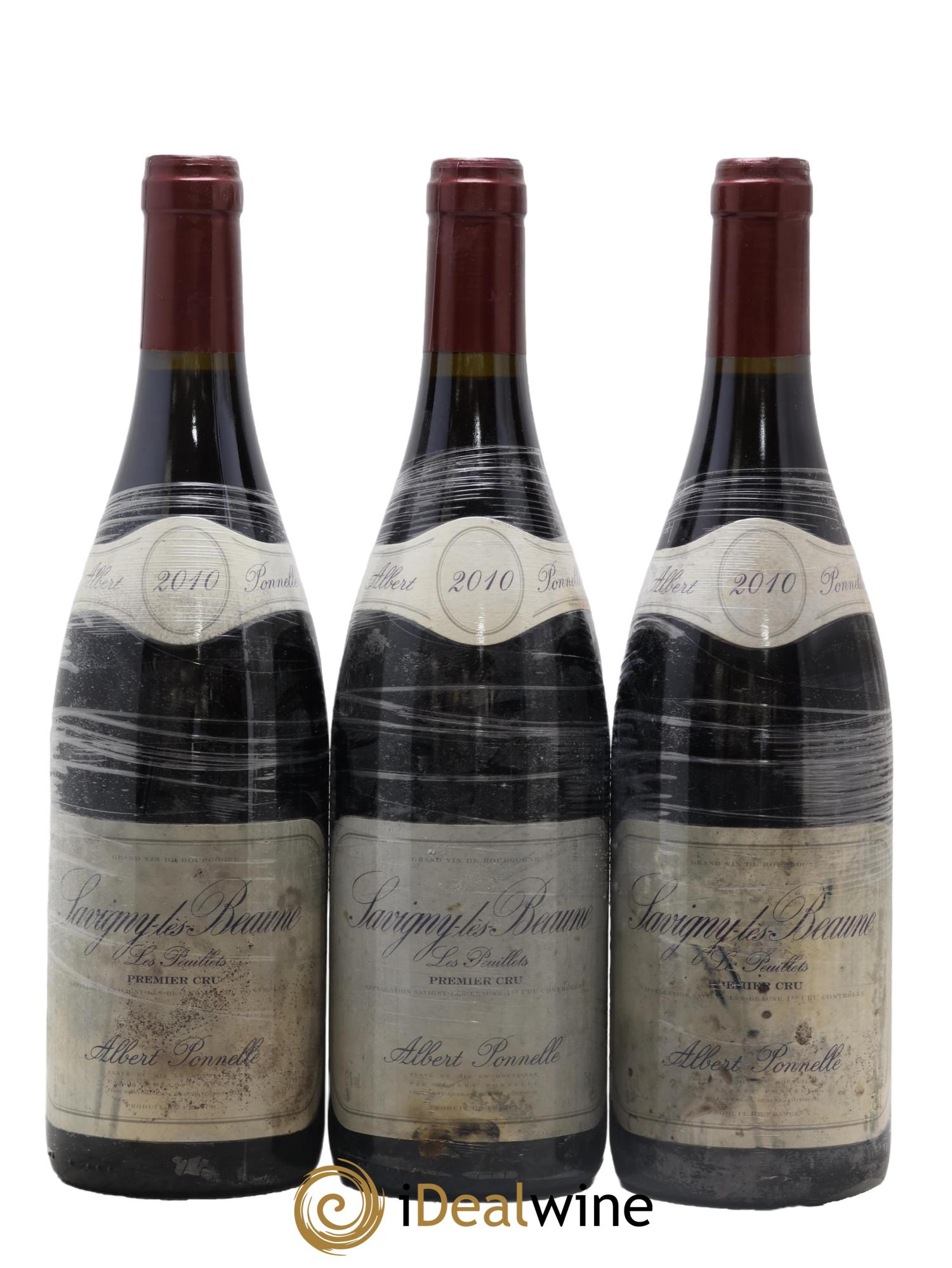 Savigny-lès-Beaune 1er Cru Les Peuillets Pierre Ponnelle 2010 - Lot de 3 bouteilles - 0