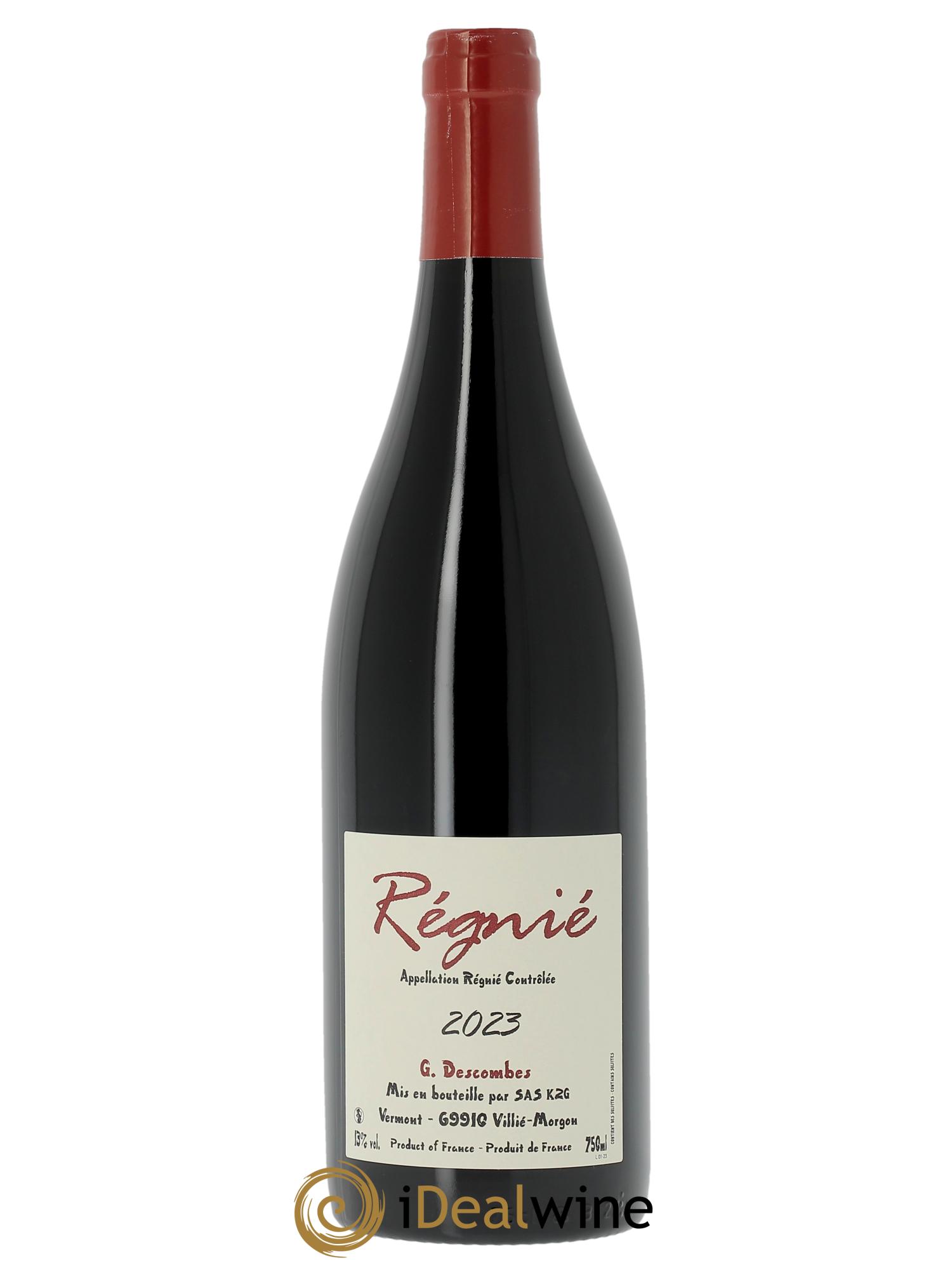 Regnié Georges Descombes (Domaine) 2023 - Posten von 1 Flasche - 0
