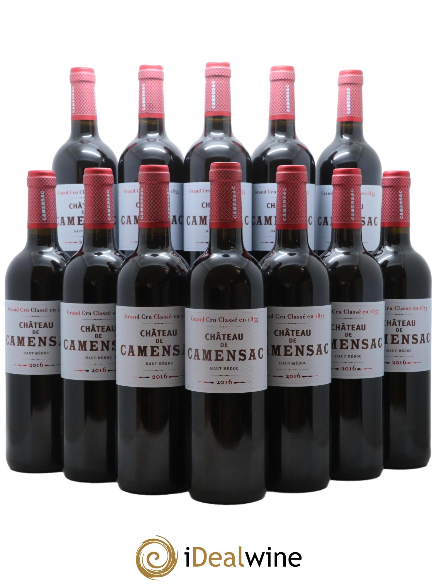 Château Camensac 5ème Grand Cru Classé 2016 - Lot de 12 bouteilles - 0