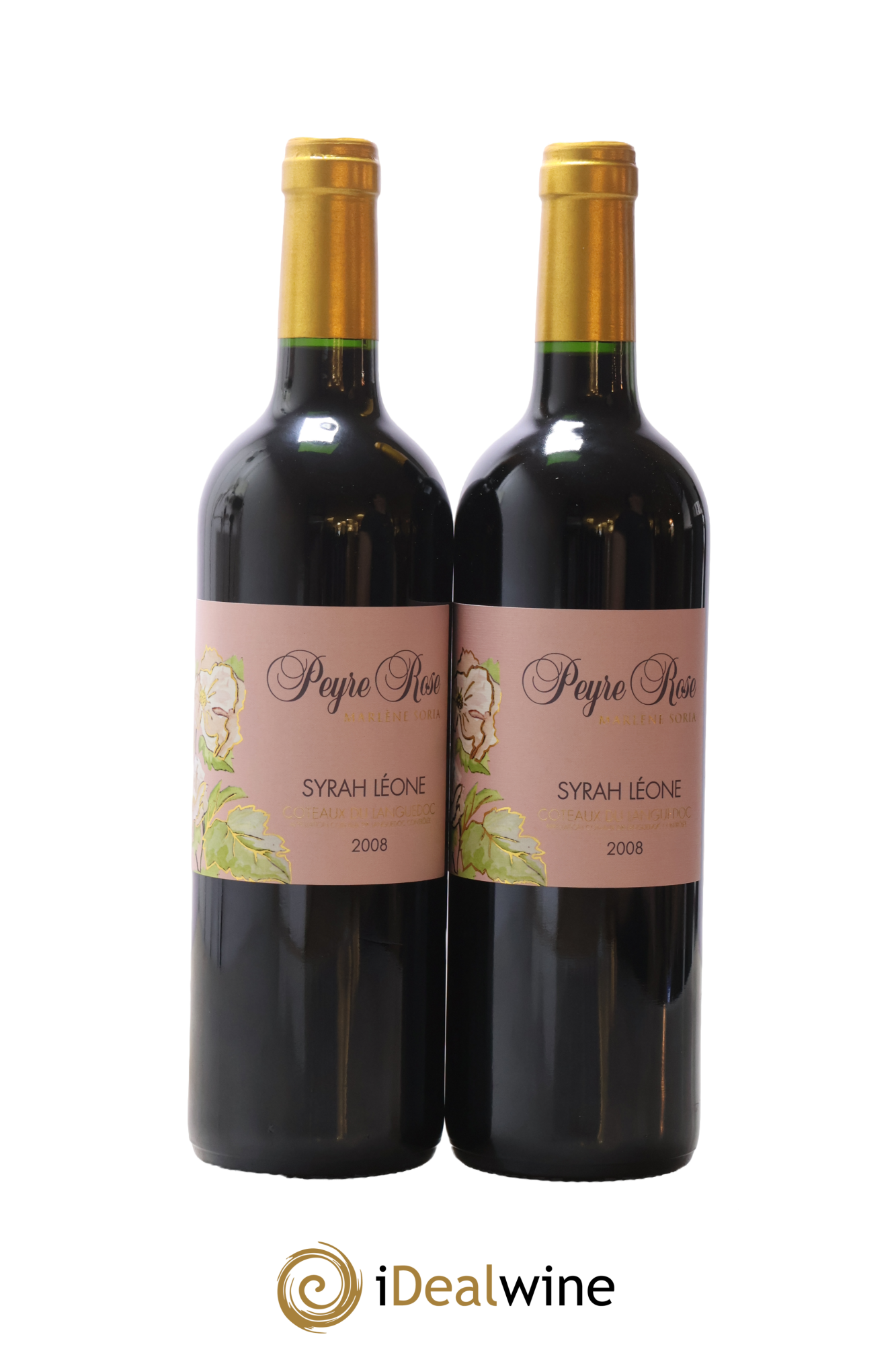 Coteaux du Languedoc Domaine Peyre Rose Belle Léone (anciennement Syrah Léone) Marlène Soria 2008 - Lote de 2 botellas - 0