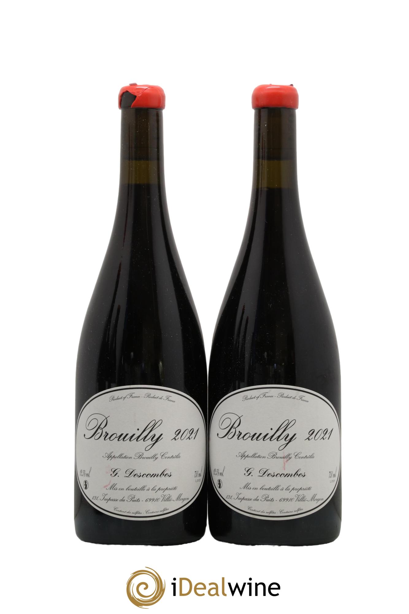Brouilly Vieilles vignes Georges Descombes (Domaine) 2021 - Lot de 2 bouteilles - 0
