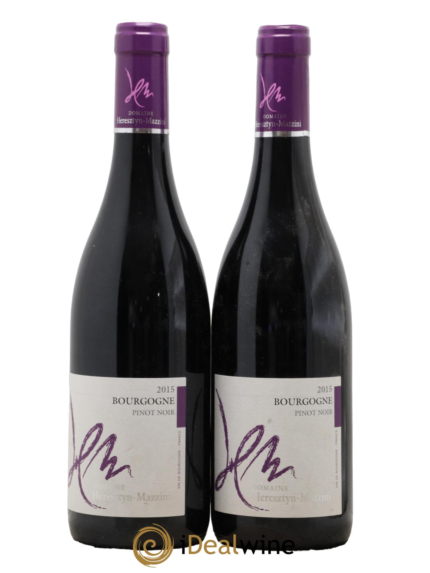 Bourgogne Pinot Noir Domaine Heresztyn-Mazzini 2015 - Lot de 2 bouteilles - 0