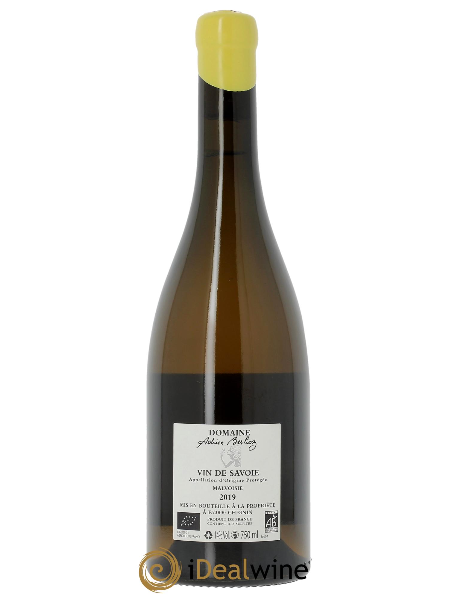 Vin des Allobroges Marcelle Adrien Berlioz 2019 - Lot de 1 bouteille - 1