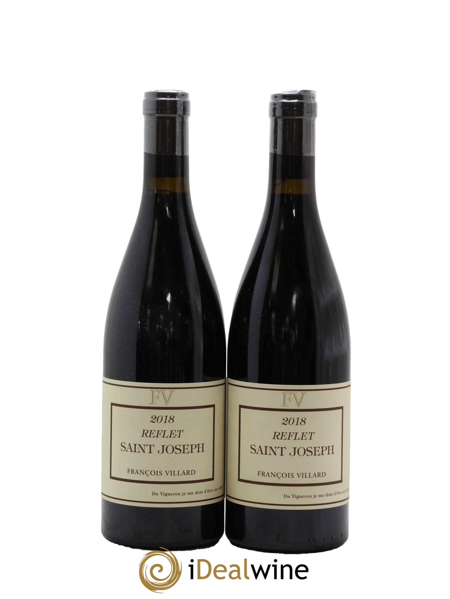 Saint-Joseph Reflet François Villard 2018 - Lotto di 2 bottiglie - 0
