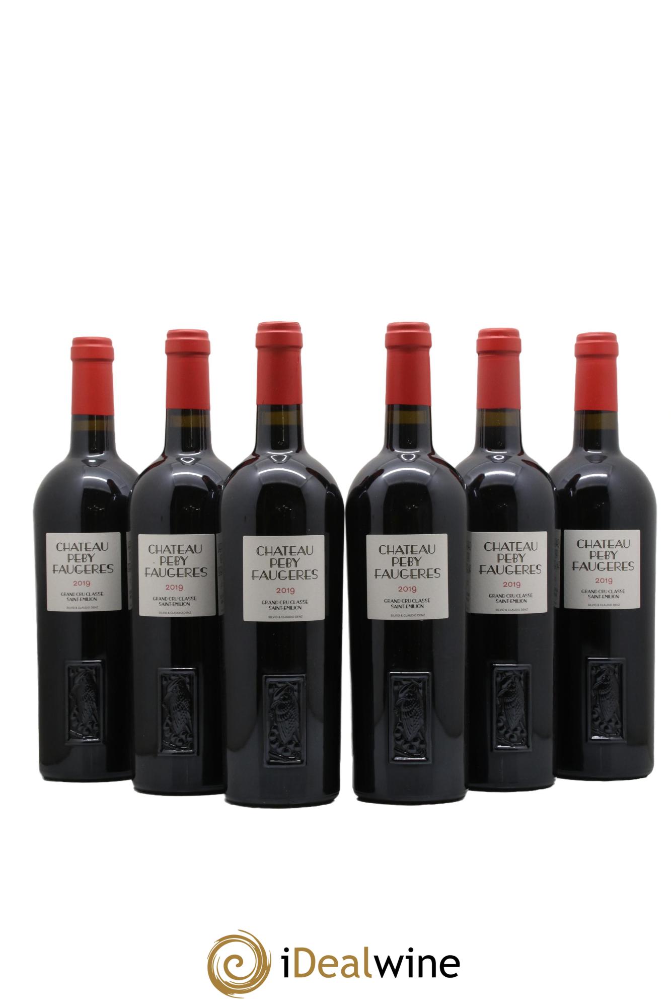 Château Péby Faugères Grand Cru Classé  2019 - Lotto di 6 bottiglie - 0