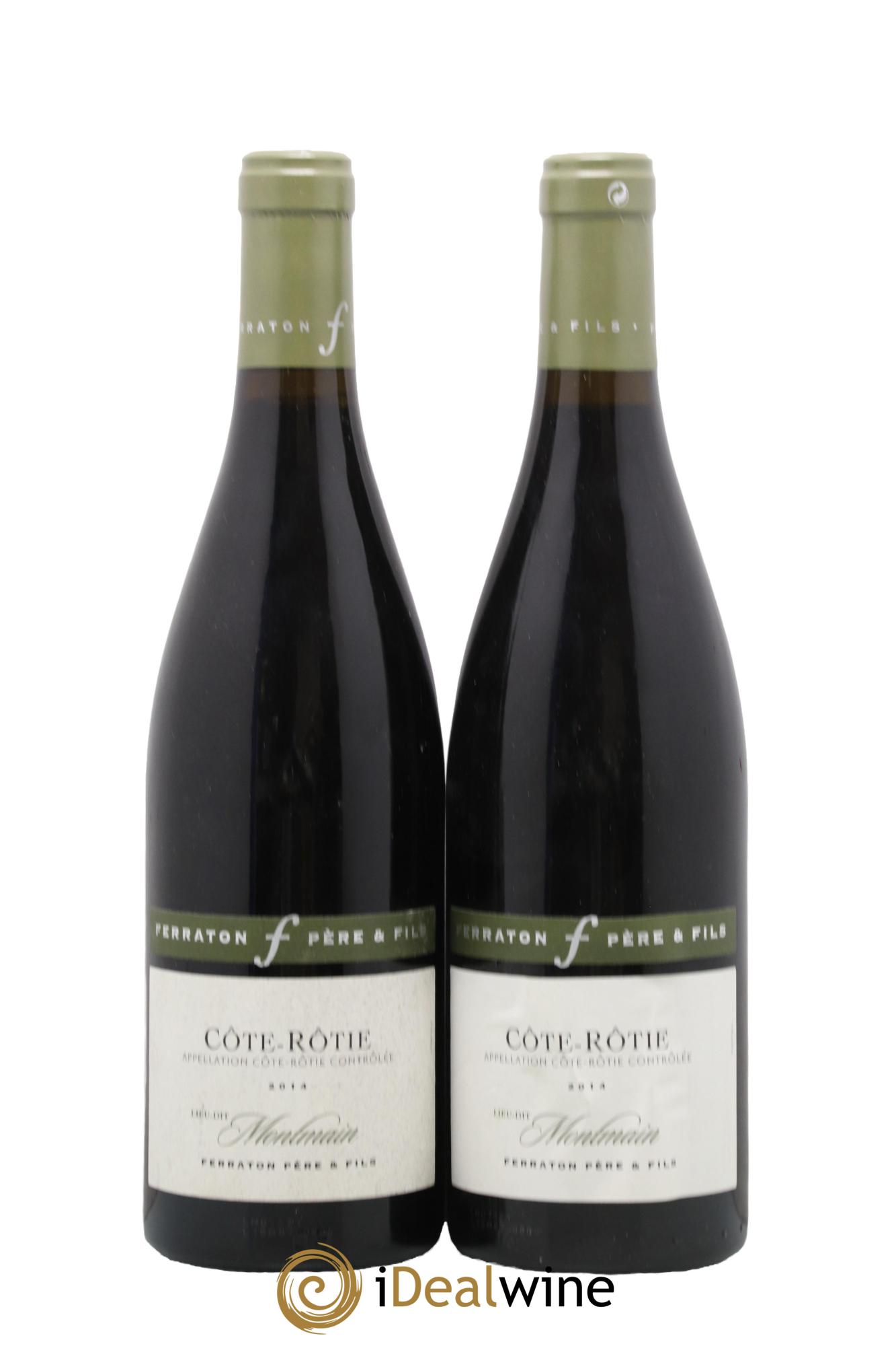 Côte-Rôtie Lieu Dit Montmain Ferraton Et Fils 2014 - Lot de 2 bouteilles - 0