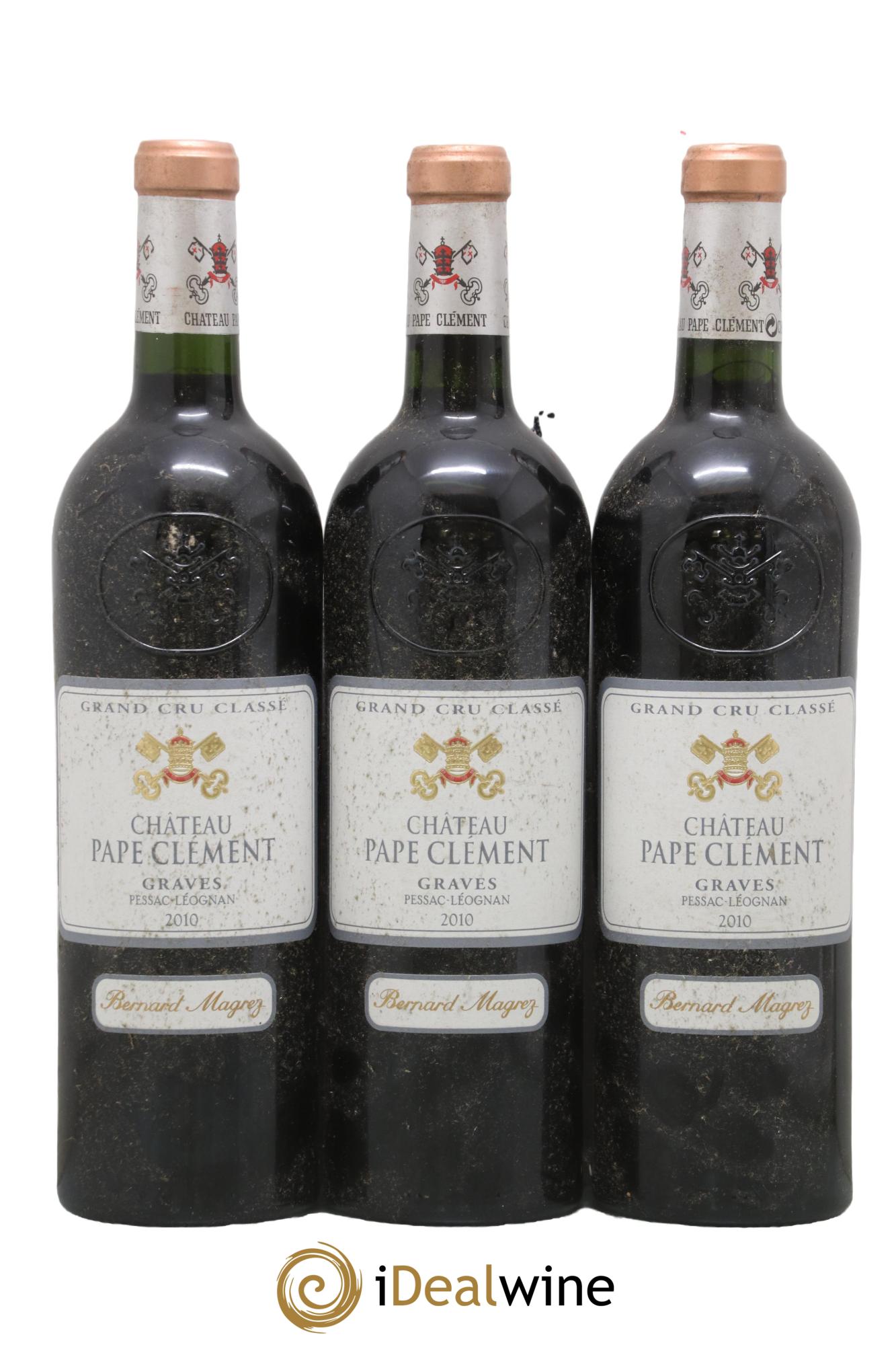 Château Pape Clément Cru Classé de Graves 2010 - Lot de 3 bouteilles - 0