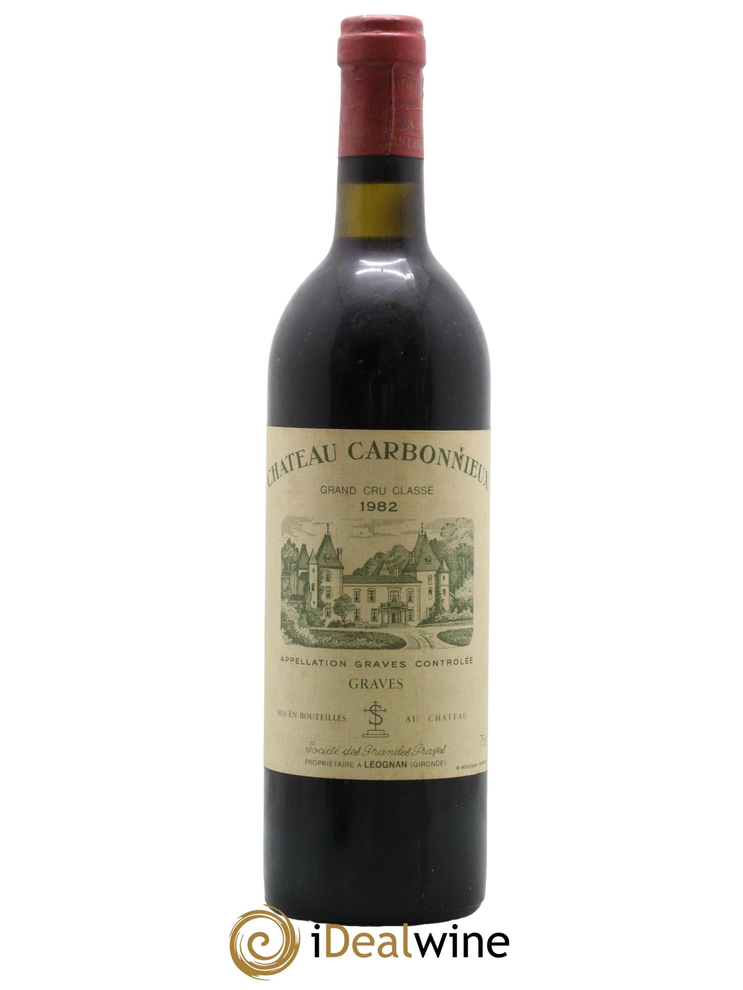 Château Carbonnieux Cru Classé de Graves 1982 - Lot de 1 bouteille - 0