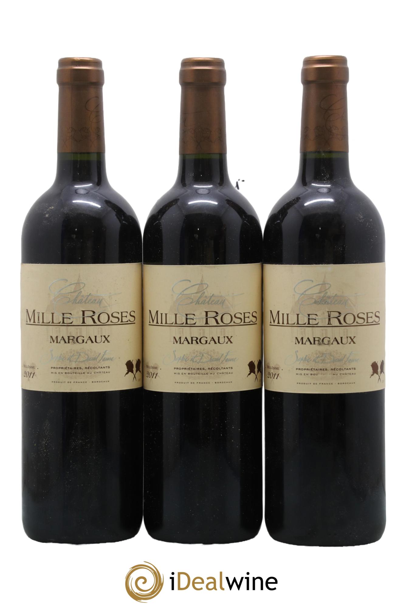 Mille Roses 2011 - Lot de 3 bouteilles - 0