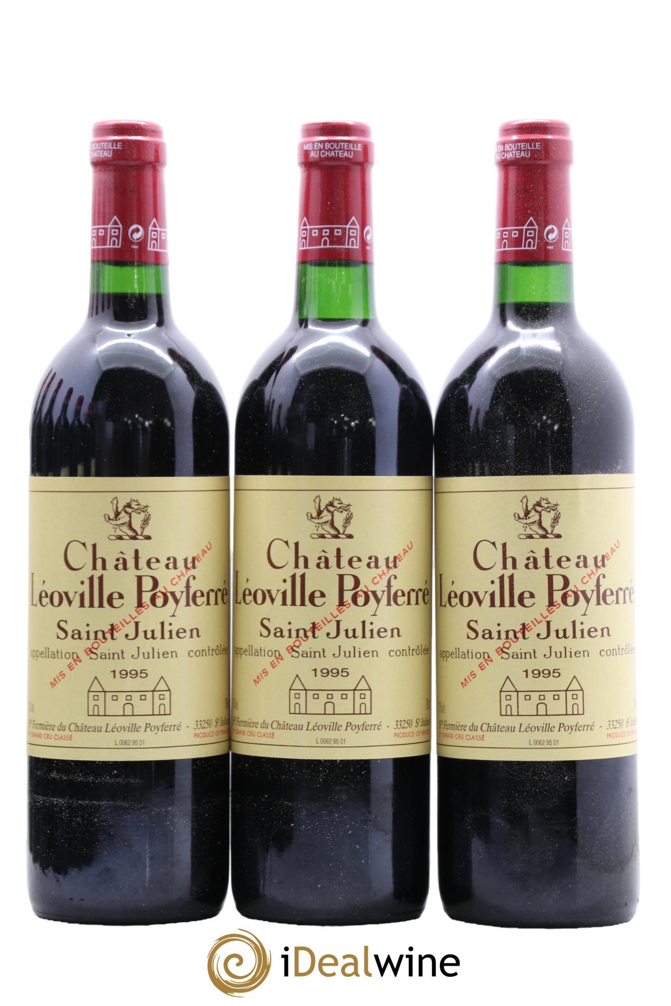 Château Léoville Poyferré 2ème Grand Cru Classé 1995 - Lot de 12 bouteilles - 2