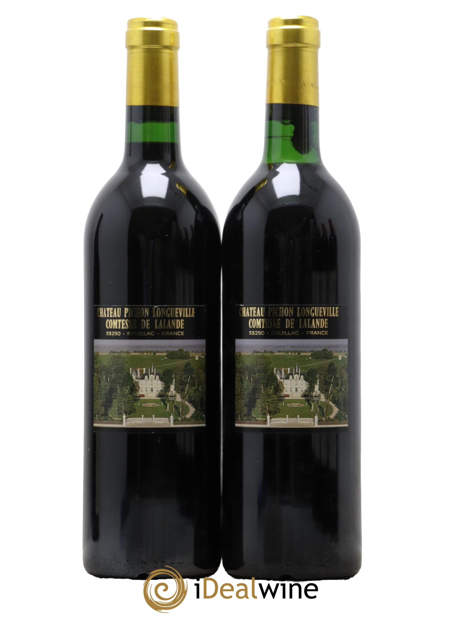 Château Pichon Longueville Comtesse de Lalande 2ème Grand Cru Classé 1990 - Lot de 2 bouteilles - 1