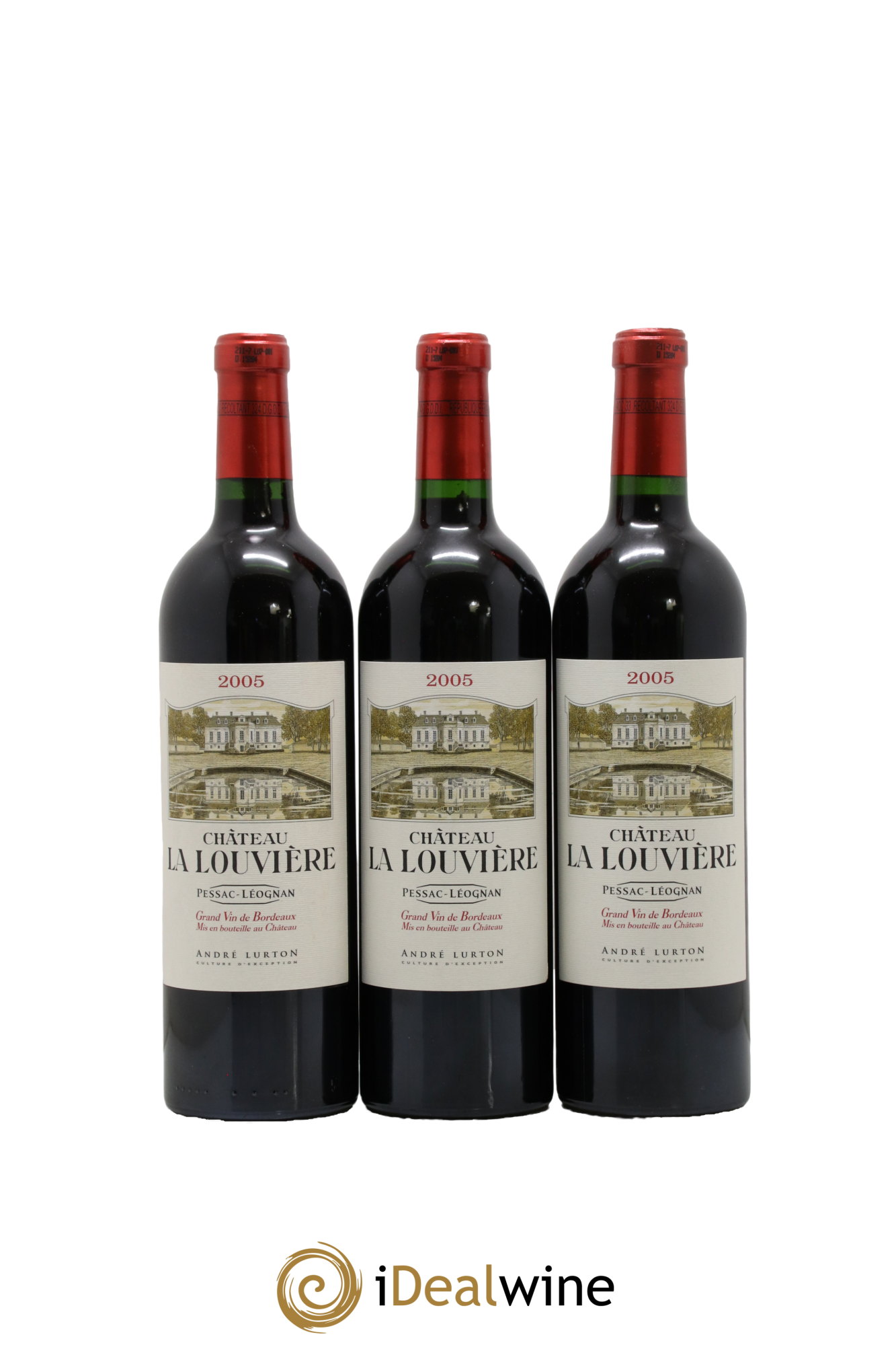 Château la Louvière 2005 - Lotto di 6 bottiglie - 2