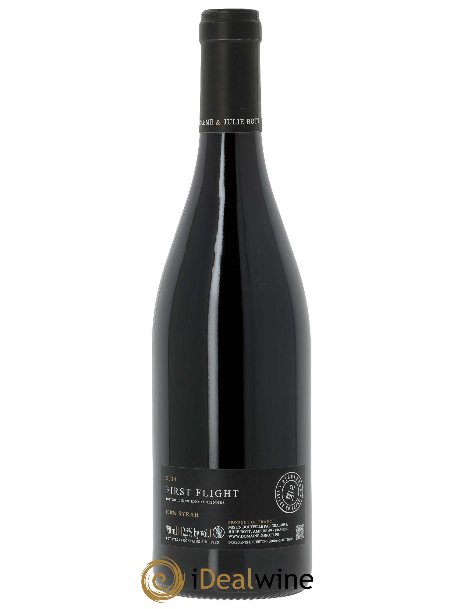 Collines Rhodaniennes Syrah First Flight Graeme & Julie Bott  2024 - Lotto di 1 bottiglia - 1