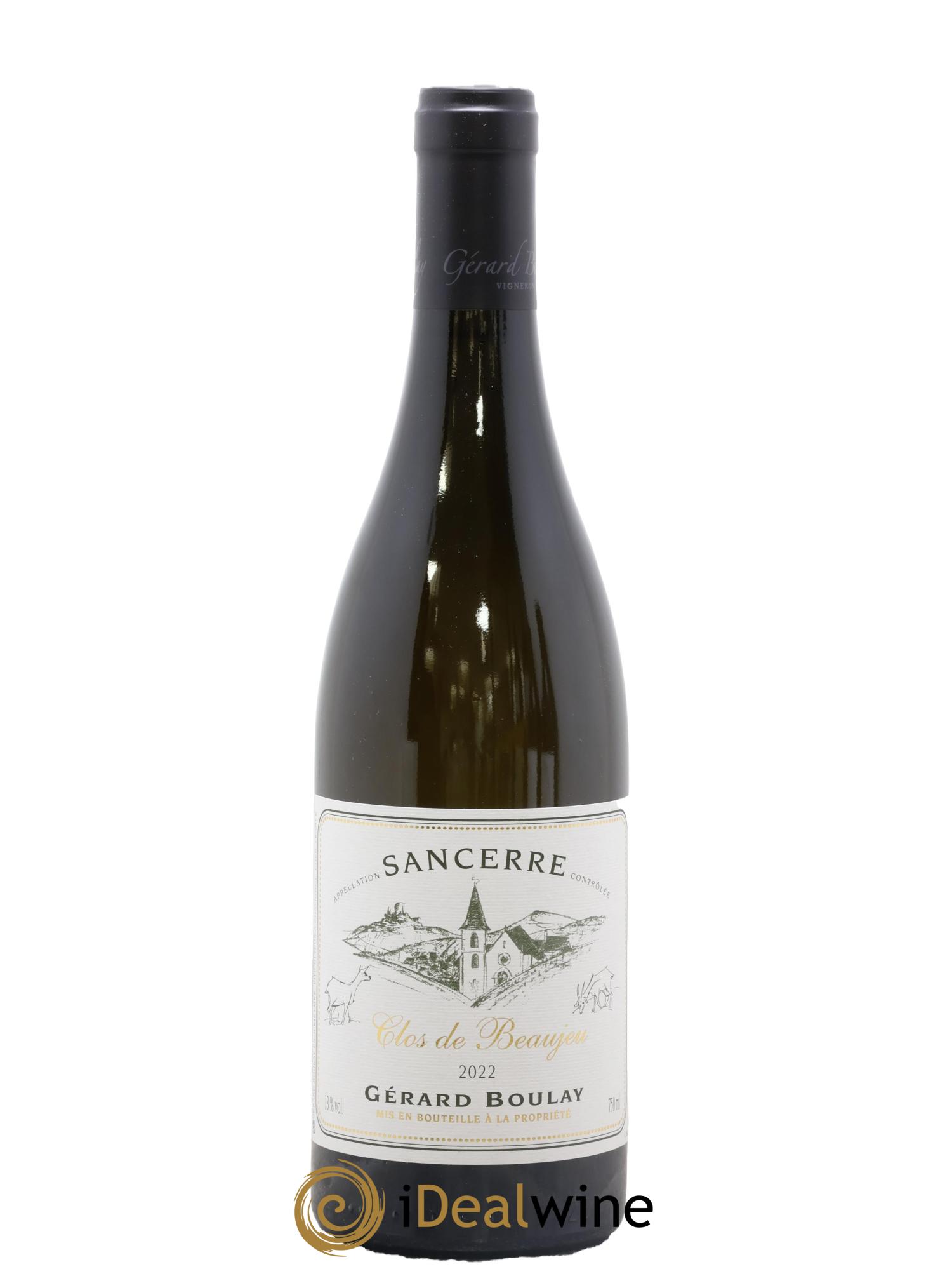 Sancerre Clos de Beaujeu Gérard Boulay 2022 - Lot de 1 bouteille - 0