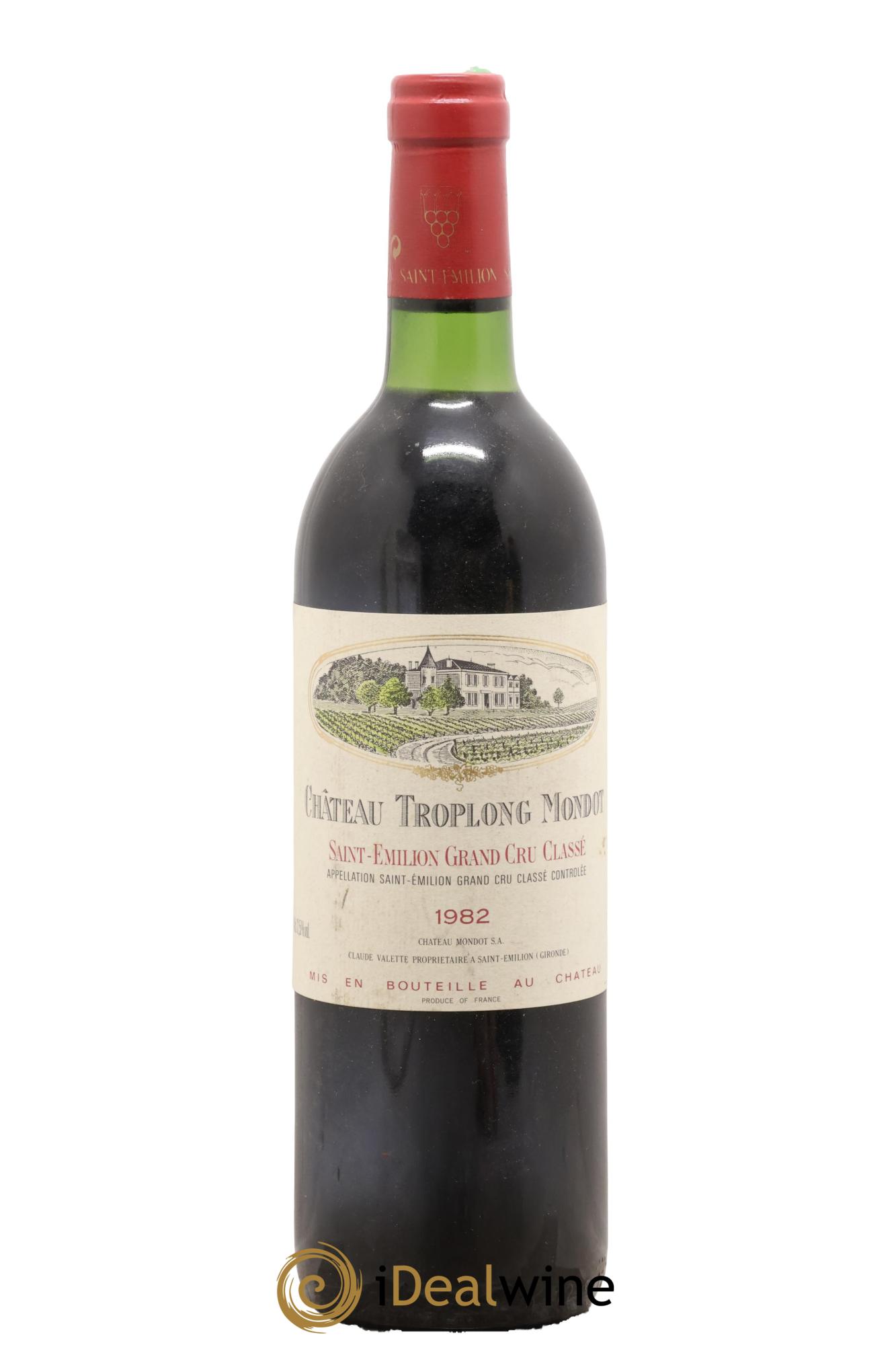 Château Troplong Mondot 1er Grand Cru Classé B 1982 - Posten von 1 Flasche - 0