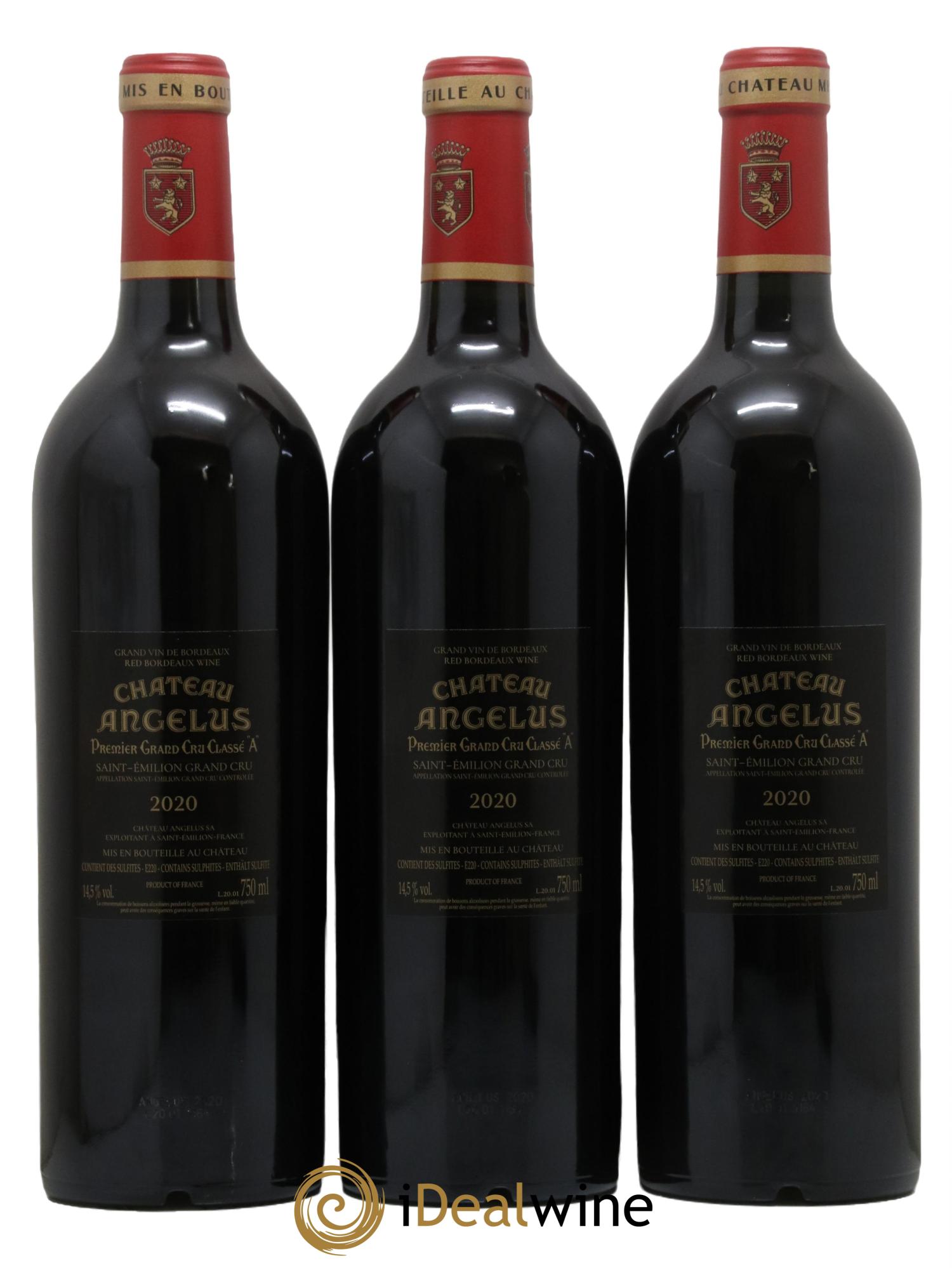 Château Angélus 1er Grand Cru Classé A 2020 - Lot of 6 bottles - 4