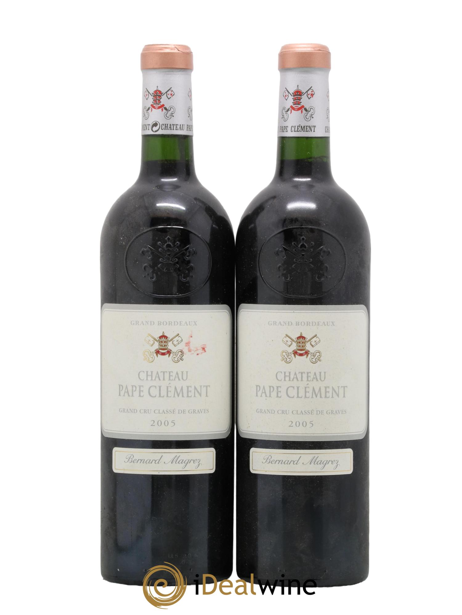 Château Pape Clément Cru Classé de Graves 2005 - Lot de 2 bouteilles - 0