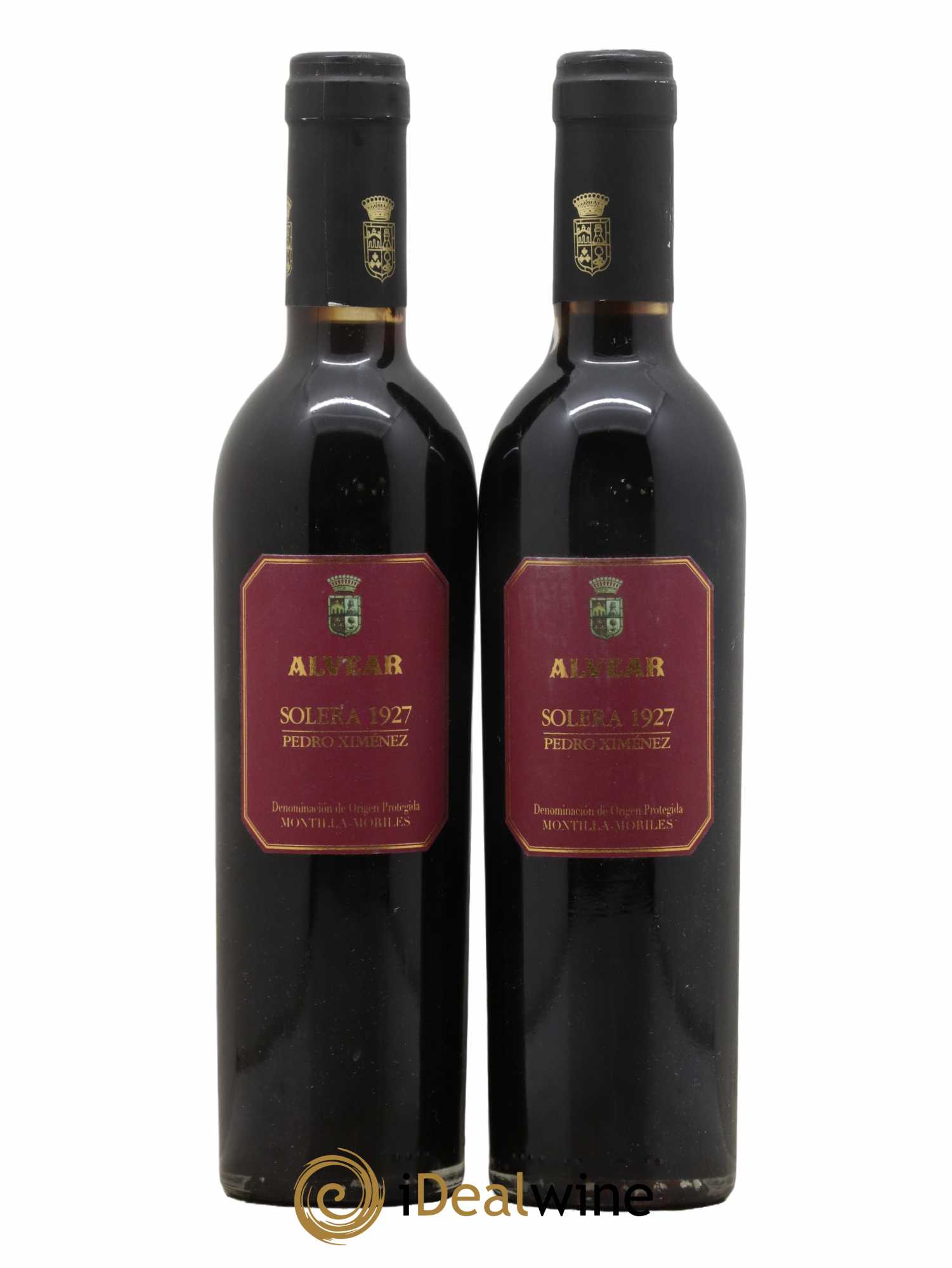 Montilla Moriles Bodegas Alvear Pedro Ximinez Alvear Solera 1927 - Lot of 2 half-bottles - 0