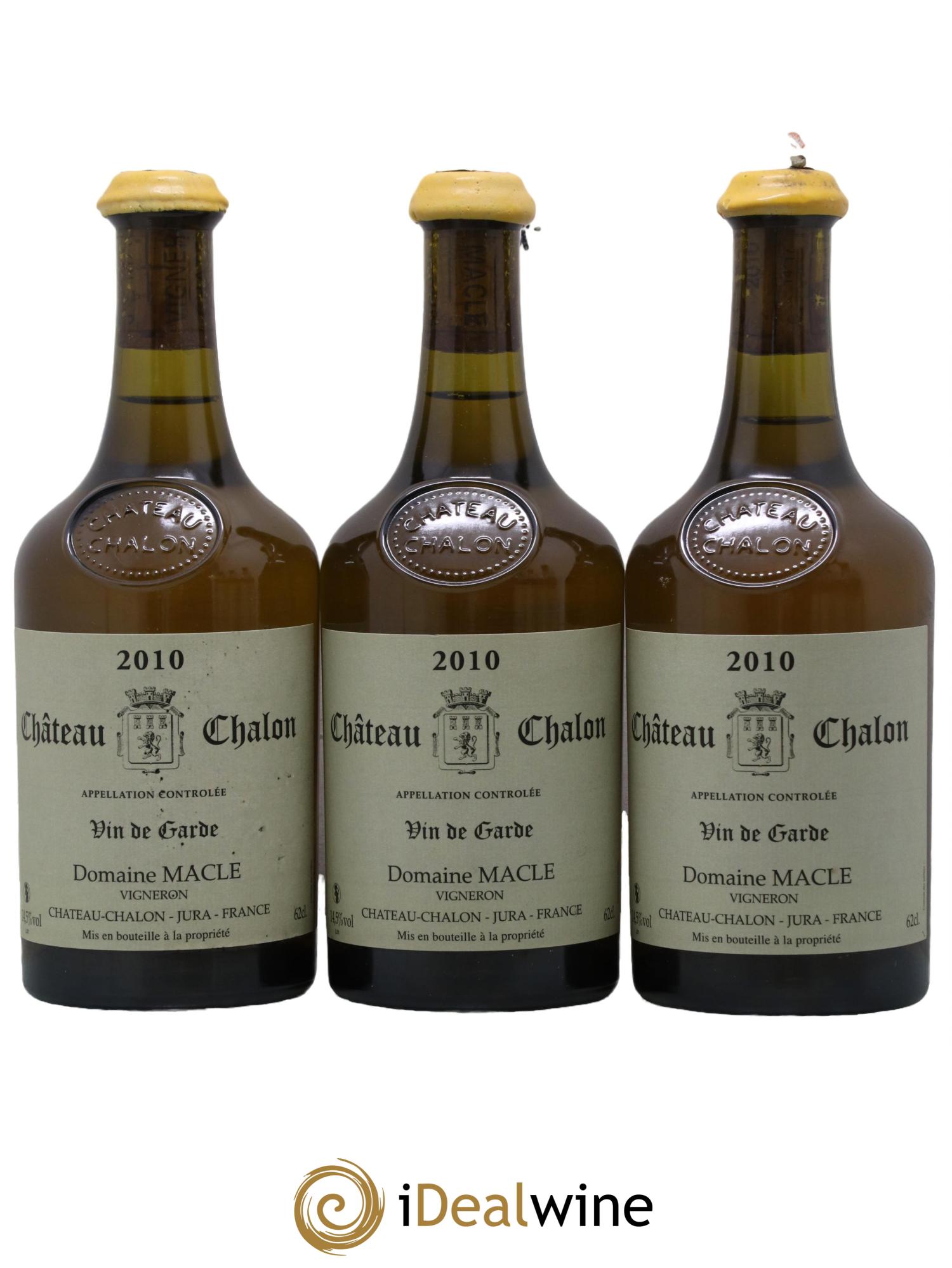 Château-Chalon Jean Macle 2010 - Lot de 3 clavelins - 0