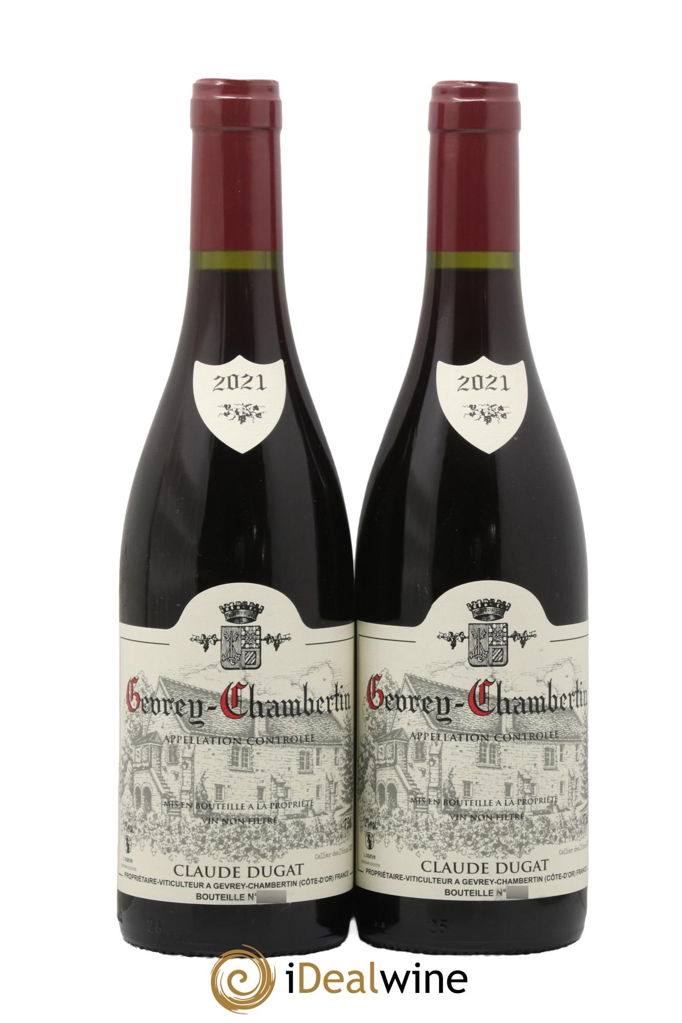 Gevrey-Chambertin Claude Dugat 2021 - Lot de 2 bouteilles - 0