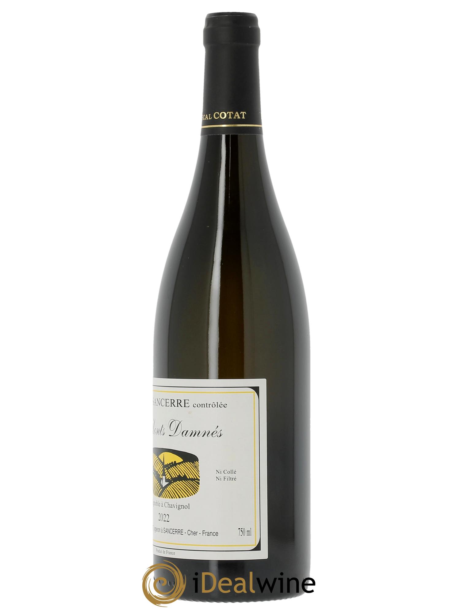 Sancerre Les Monts Damnés Pascal Cotat  2022 - Lot de 1 bouteille - 1