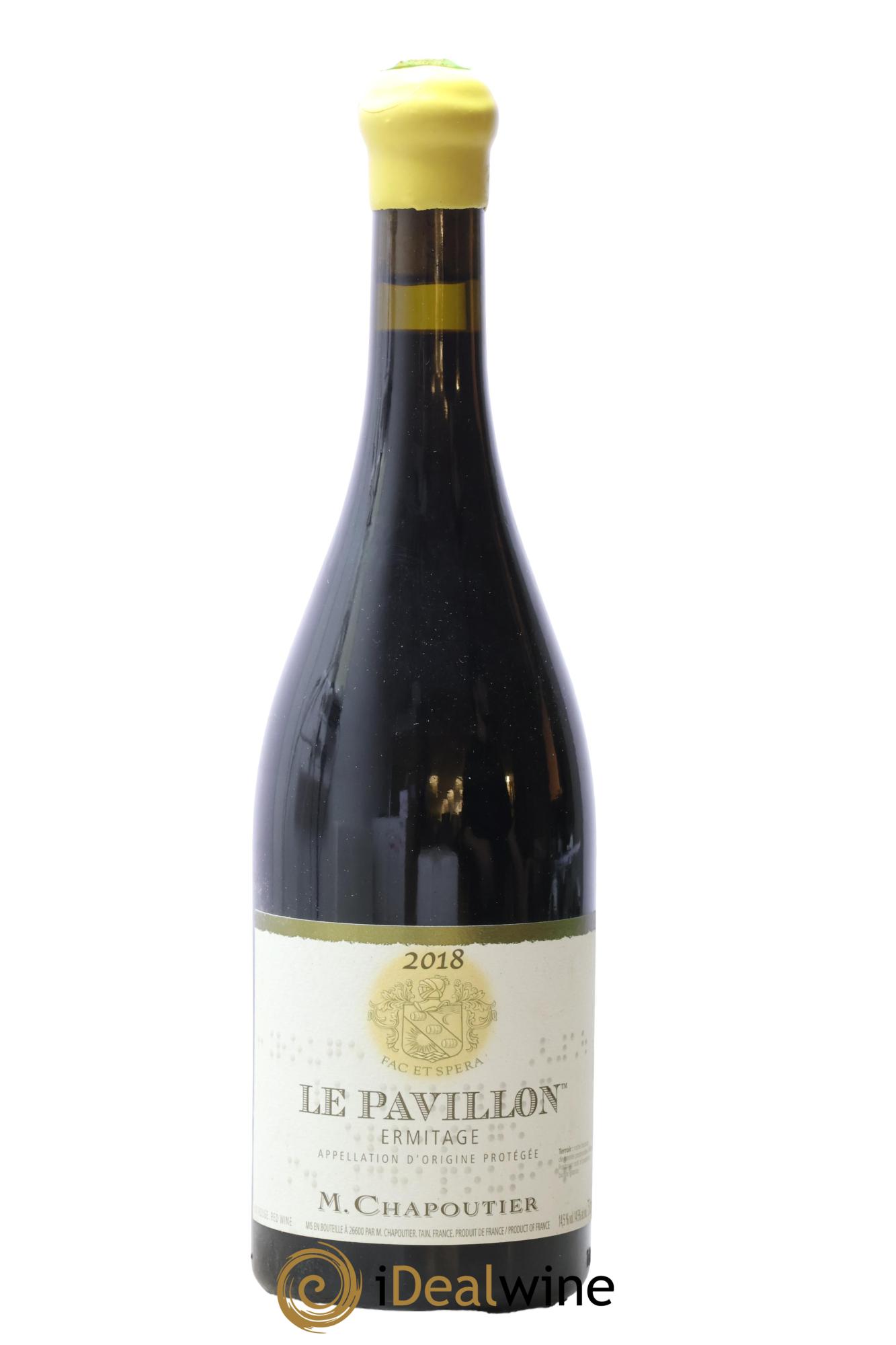 Hermitage Ermitage Le Pavillon Chapoutier 2018 - Lot de 1 bouteille - 0