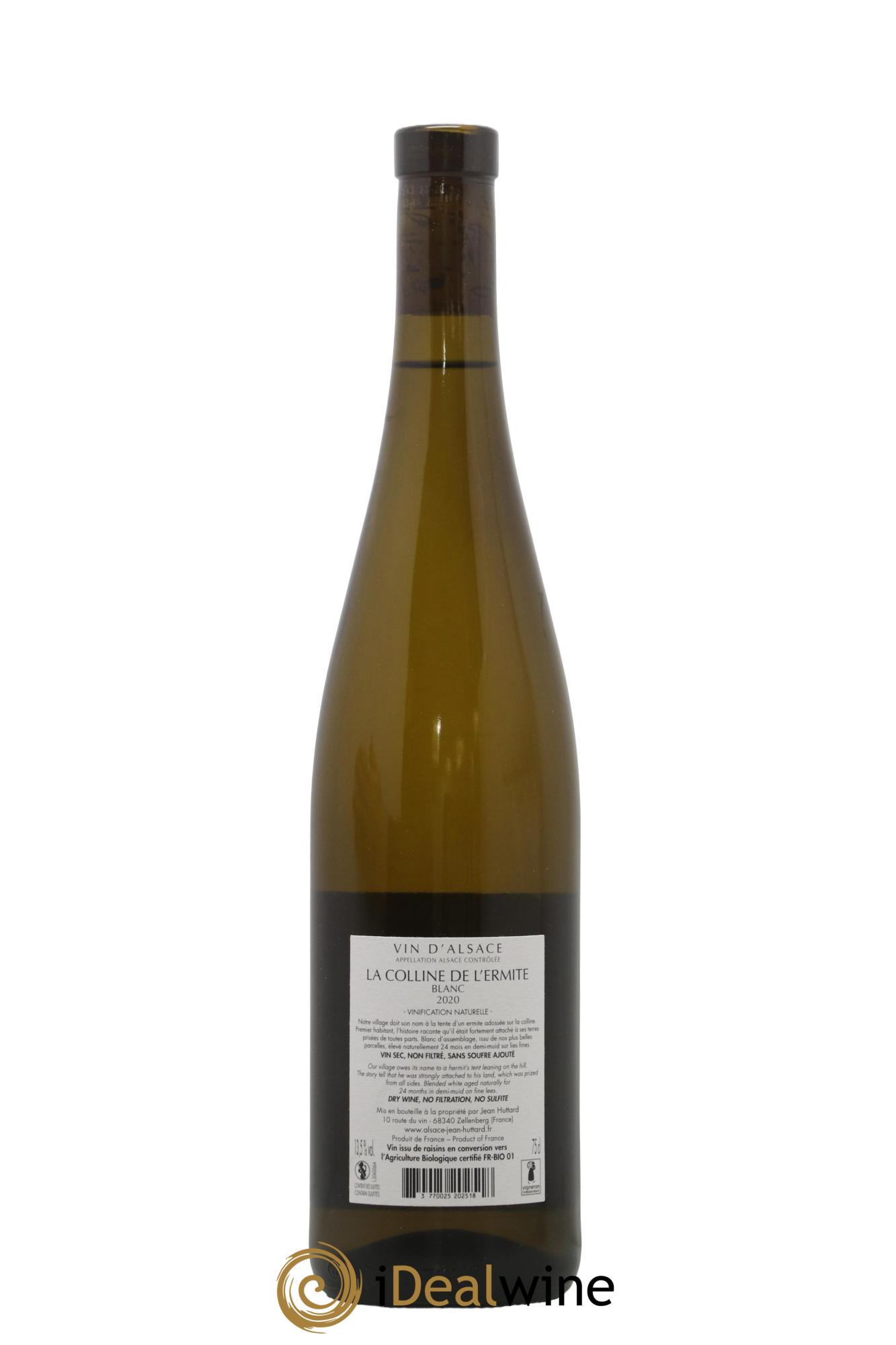 Alsace La Colline De L'Ermite Huttard 2020 - Posten von 1 Flasche - 1