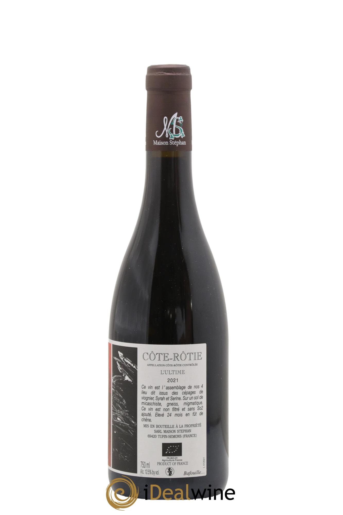 Côte-Rôtie L'Ultime Jean-Michel Stephan 2021 - Lot de 1 bouteille - 1