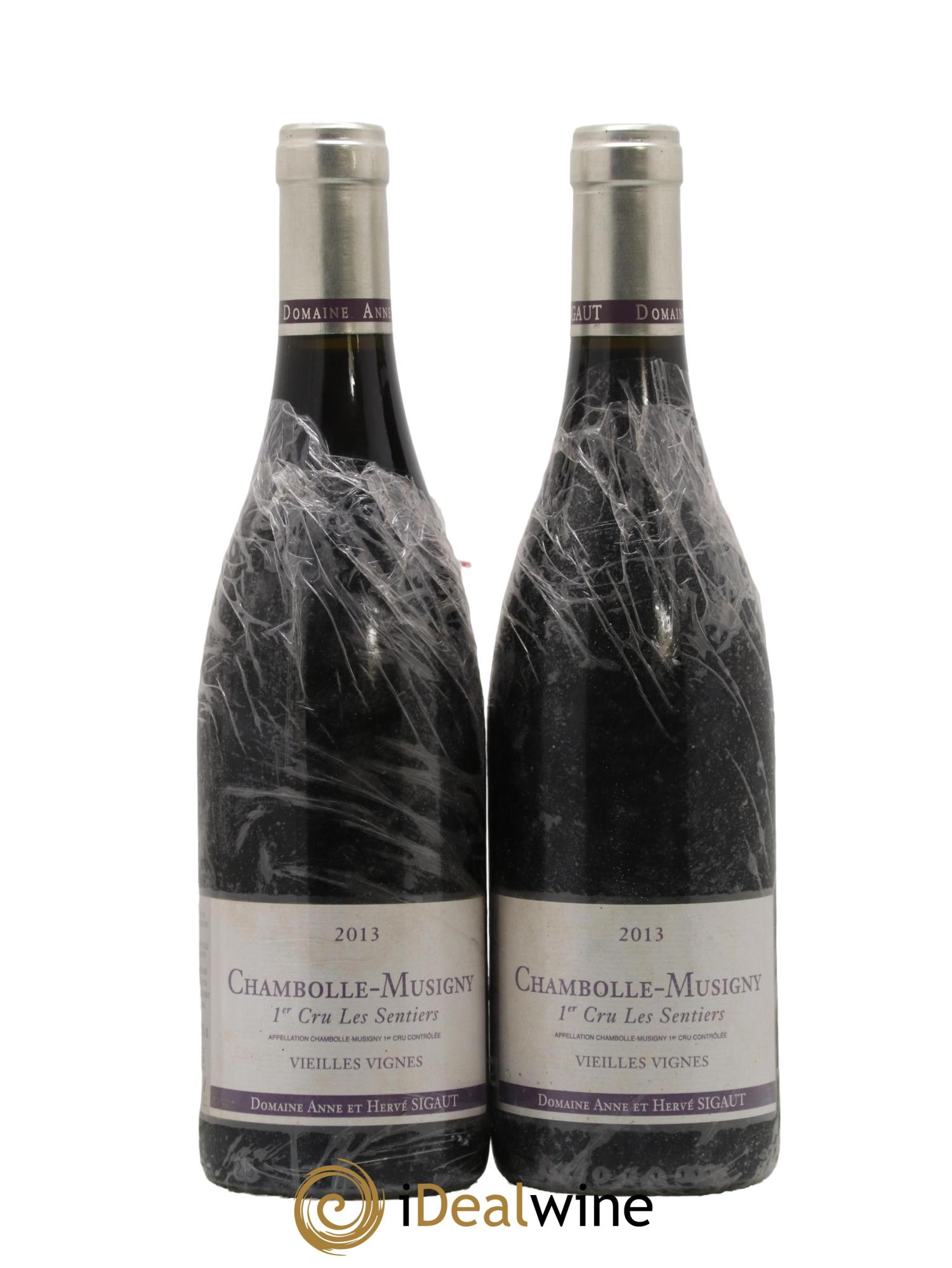 Chambolle-Musigny 1er Cru Les Sentiers Vieilles Vignes Anne et Hervé Sigaut (Domaine) 2013 - Lot de 2 bouteilles - 0