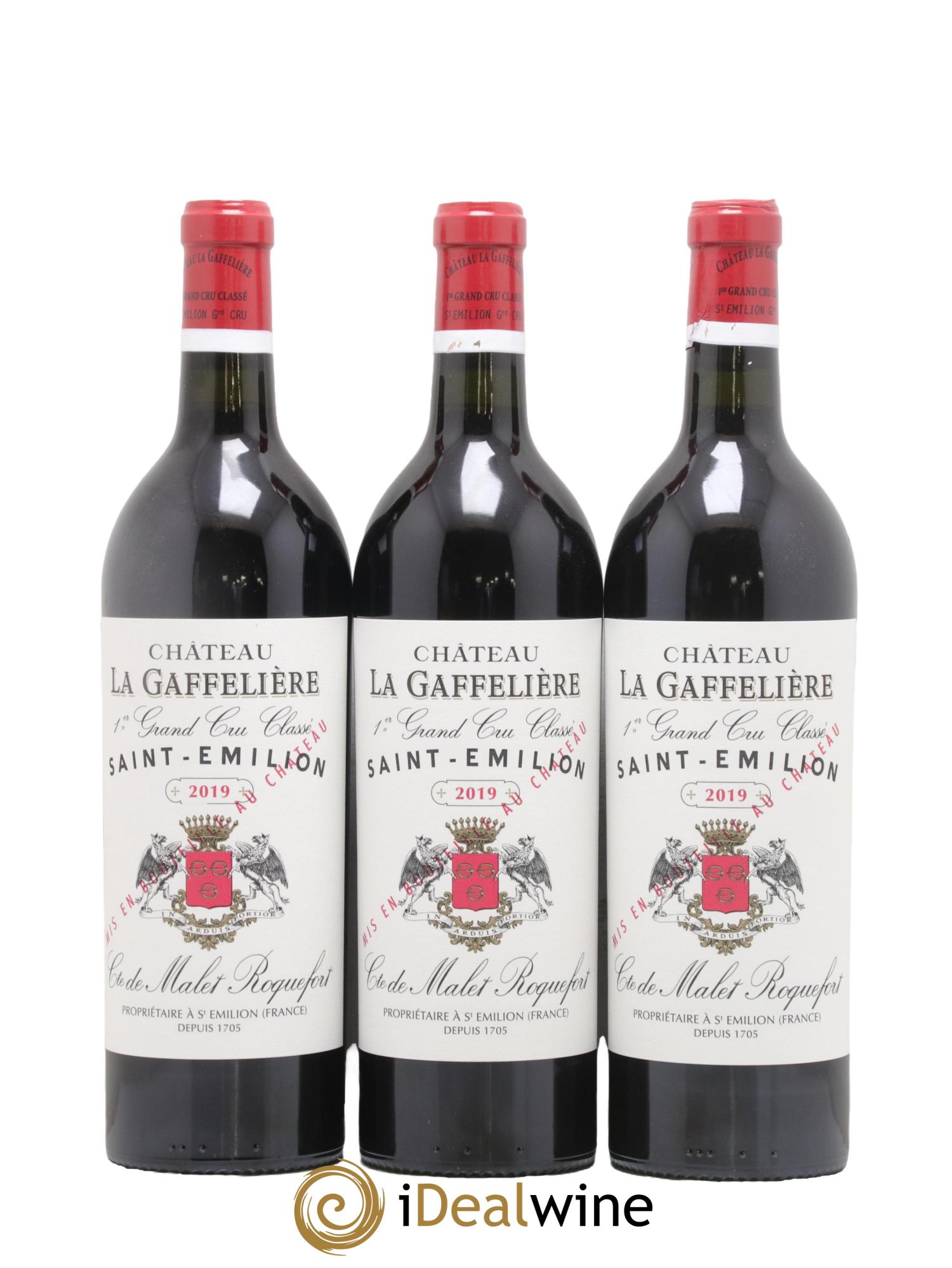 Château la Gaffelière 1er Grand Cru Classé B 2019 - Lot of 3 bottles - 0