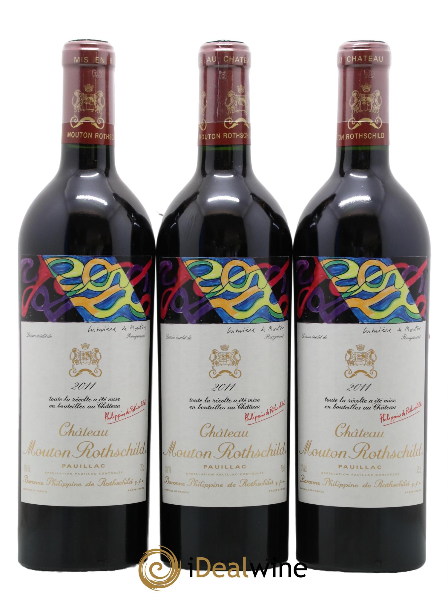 Château Mouton Rothschild 1er Grand Cru Classé 2011 - Lot de 6 bouteilles - 3