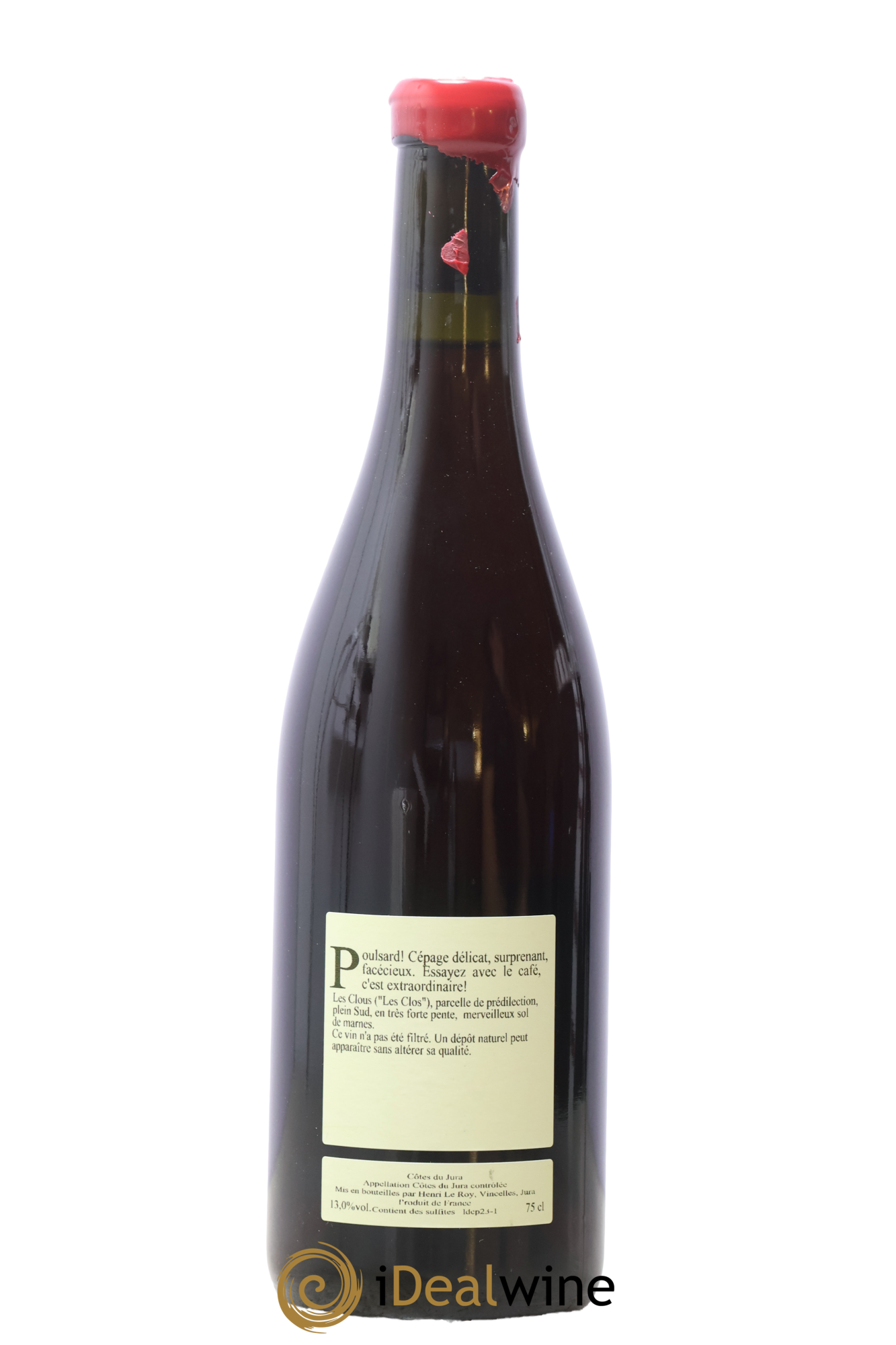 Côtes du Jura Poulsard Les Clous Domaine De L'Aigle A Deux Têtes 2023 - Lot de 1 bouteille - 1