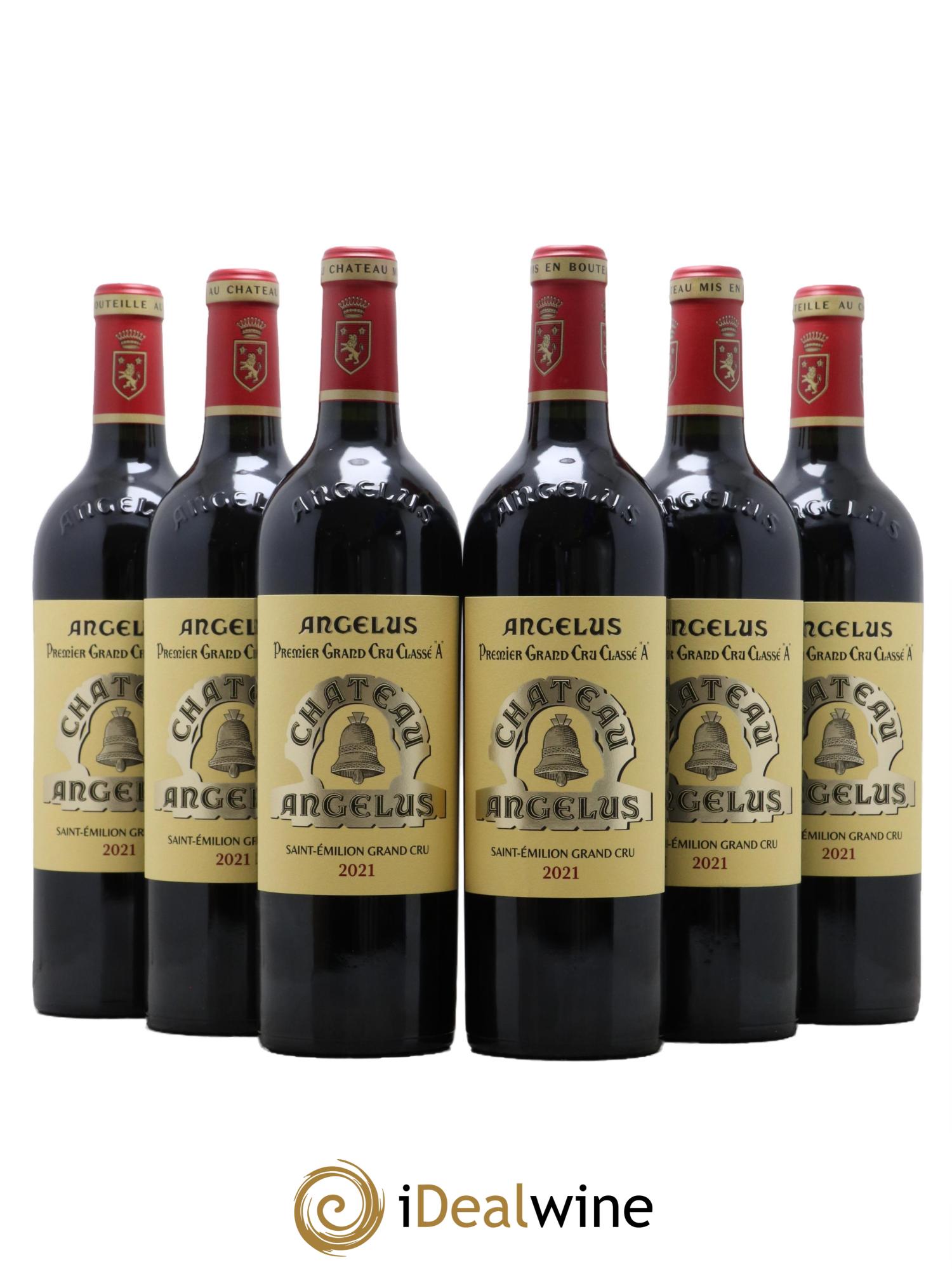 Château Angélus 1er Grand Cru Classé A 2021 - Lot de 6 bouteilles - 0