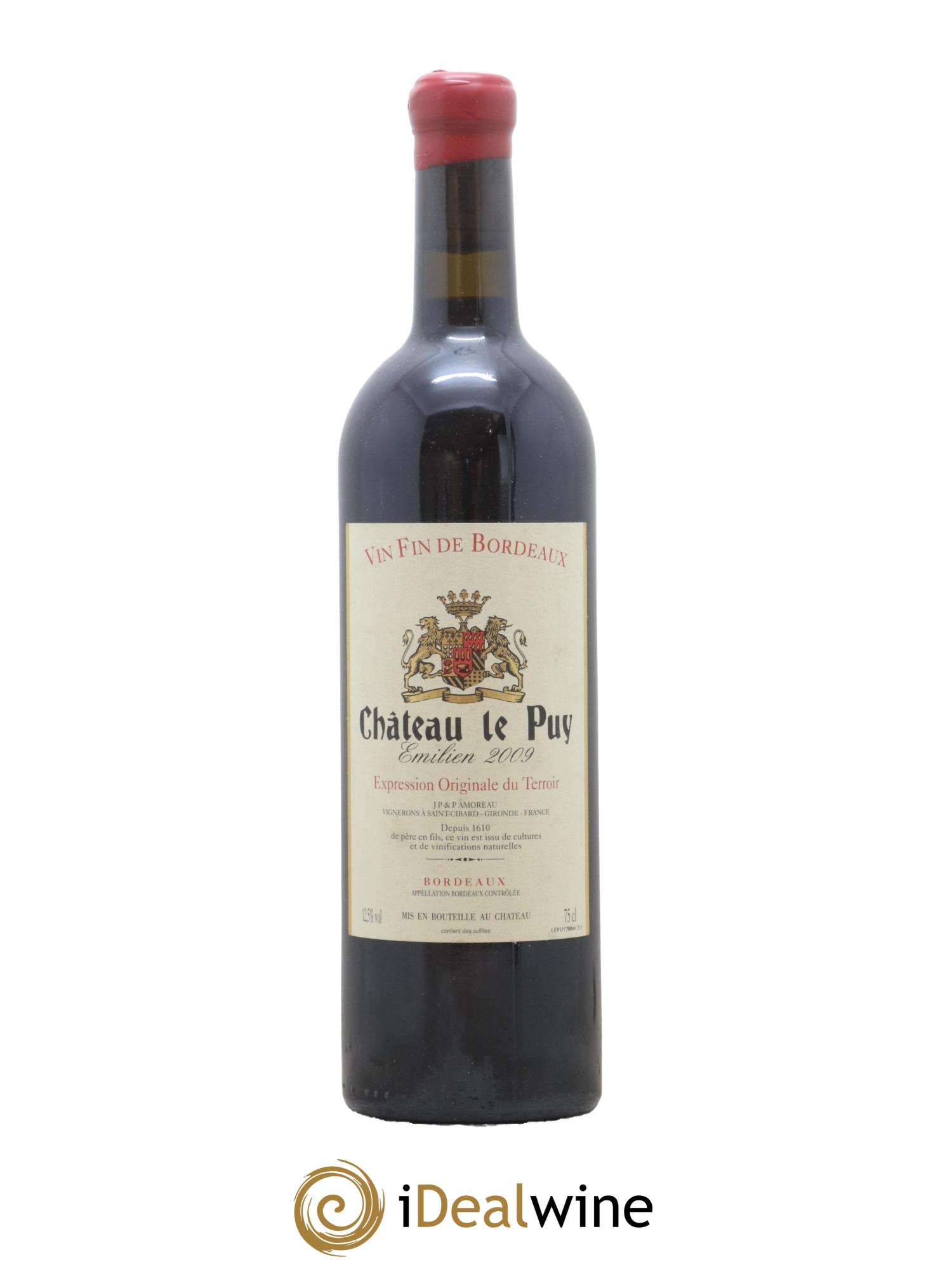 Le Puy - Cuvée Emilien 2009 - Lot de 1 bouteille - 0