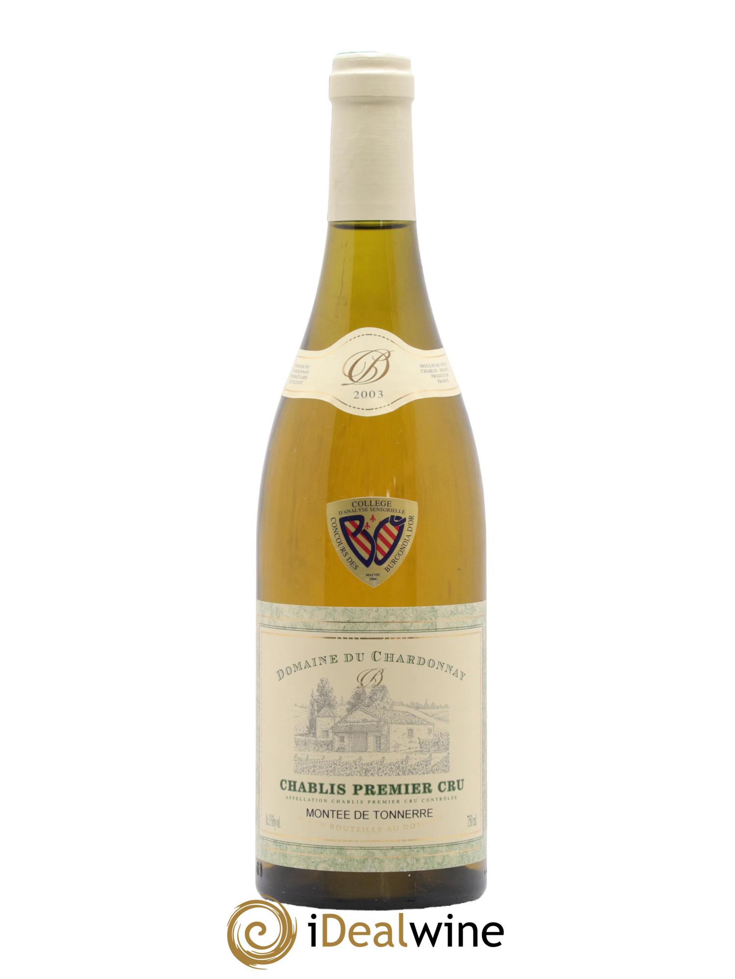 Chablis 1er Cru Montée de Tonnerre Domaine du Chardonnay 2003 - Lotto di 1 bottiglia - 0