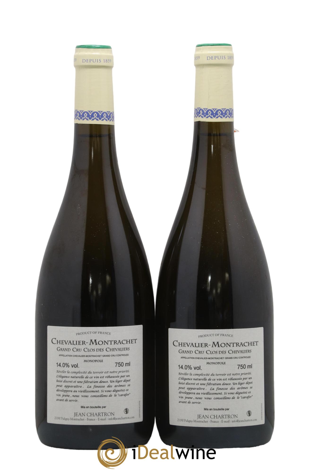 Chevalier-Montrachet Grand Cru Clos des Chevaliers Jean Chartron (Domaine) 2019 - Lot de 2 bouteilles - 1