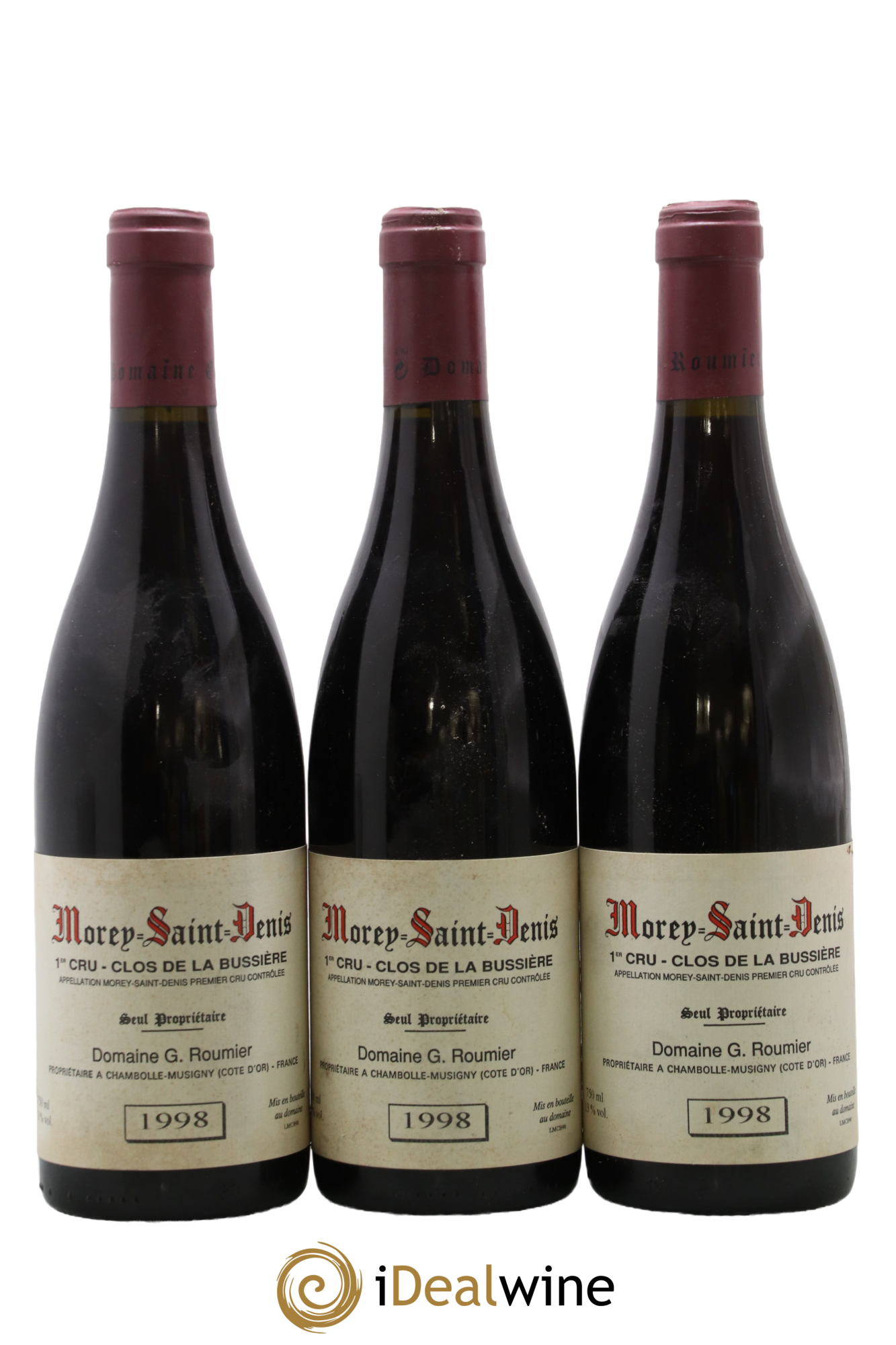 Morey-Saint-Denis 1er Cru Clos de la Bussière Georges Roumier (Domaine) 1998 - Lot de 3 bouteilles - 0