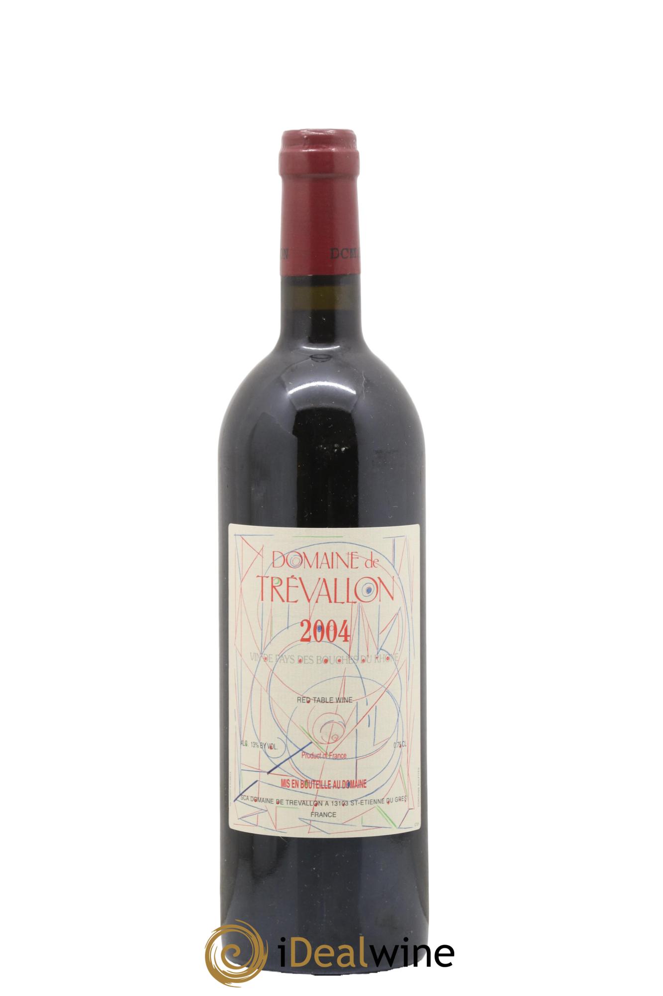 VDP Bouches du Rhône Trévallon (Domaine de) Eloi Dürrbach 2004 - Lot de 1 bouteille - 0