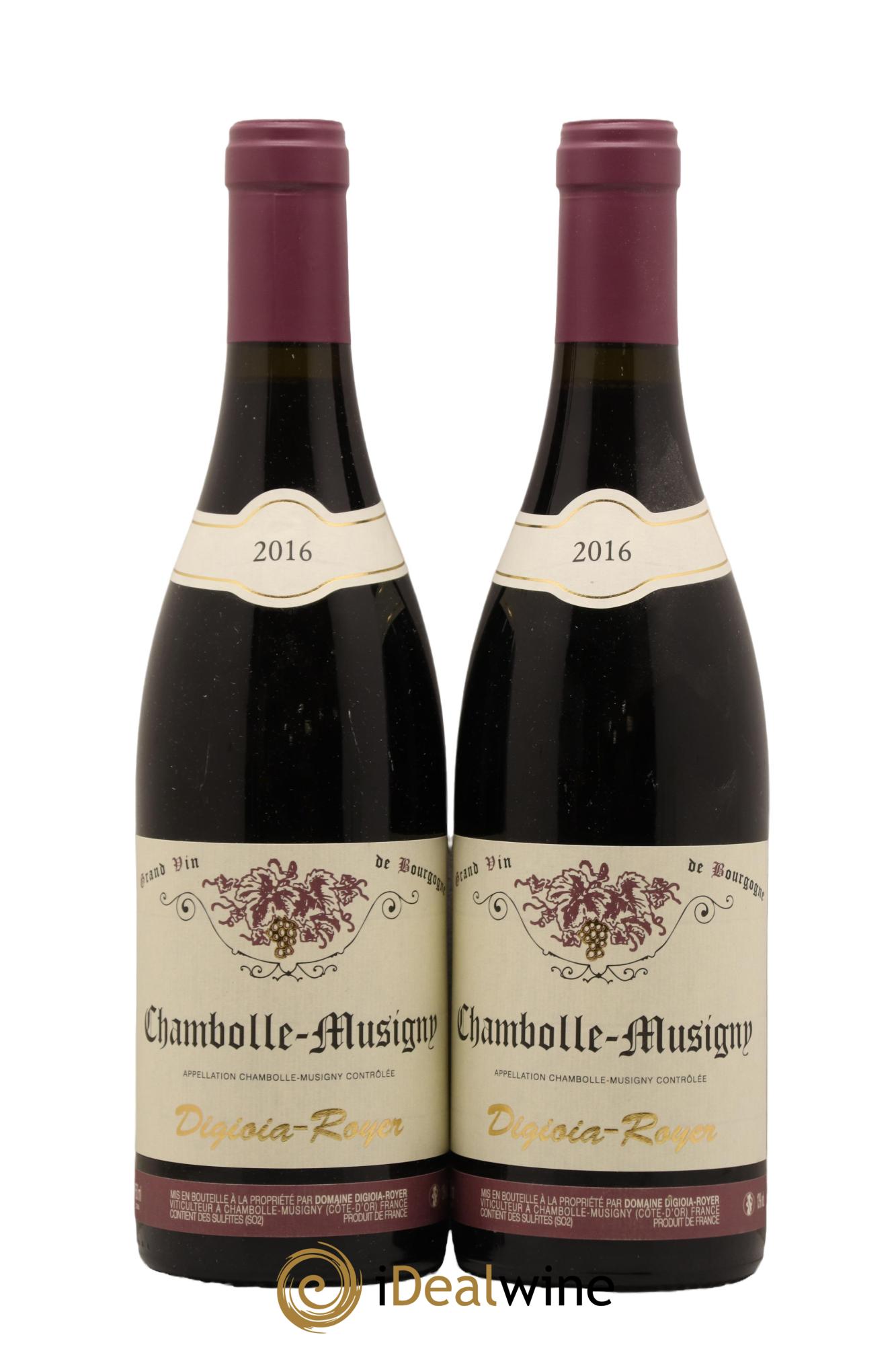 Chambolle-Musigny Domaine Digioia Royer 2016 - Lot de 2 bouteilles - 0