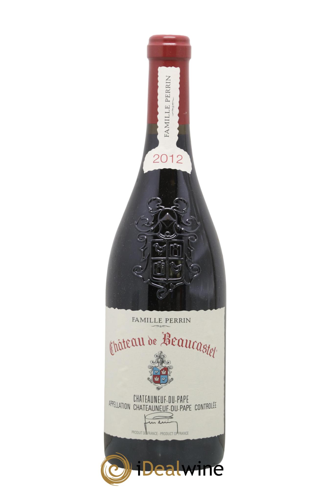 Châteauneuf-du-Pape Château de Beaucastel Famille Perrin 2012 - Lot de 1 bouteille - 0
