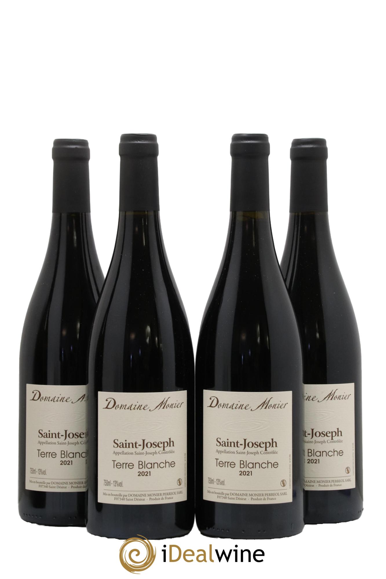 Saint-Joseph Terre Blanche Monier Perréol 2021 - Lotto di 4 bottiglie - 0