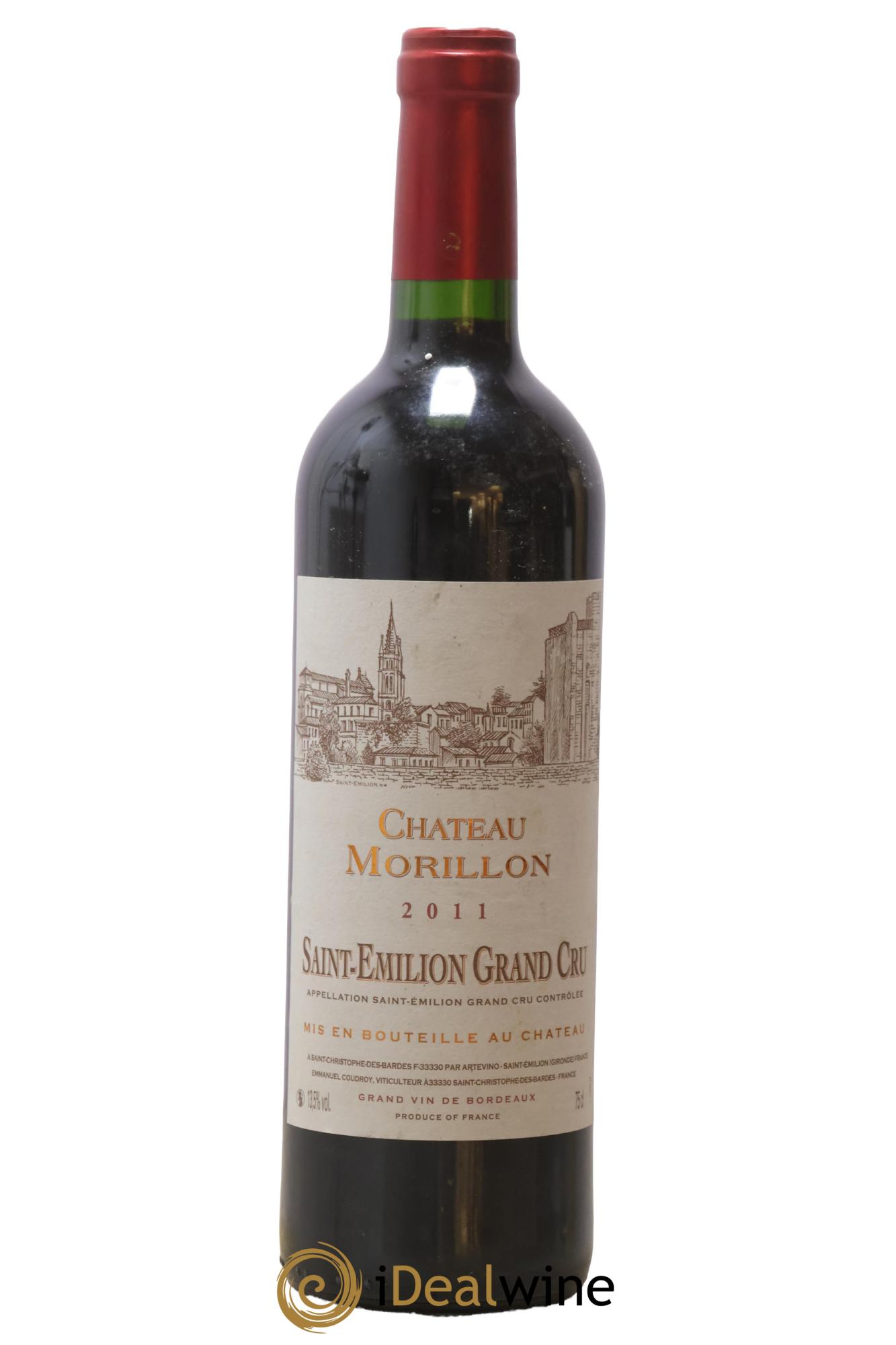 Saint-Émilion Grand Cru Château Morillion 2011 - Lot of 1 bottle - 0