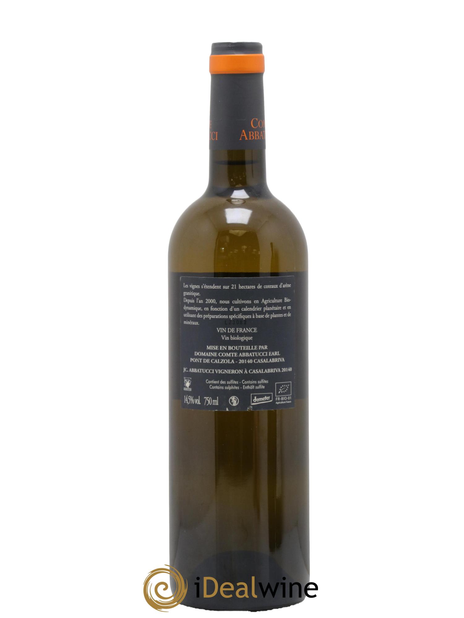 Vin de France Faustine Vieilles Vignes Comte Abbatucci (Domaine) 2023 - Lot de 1 bouteille - 1