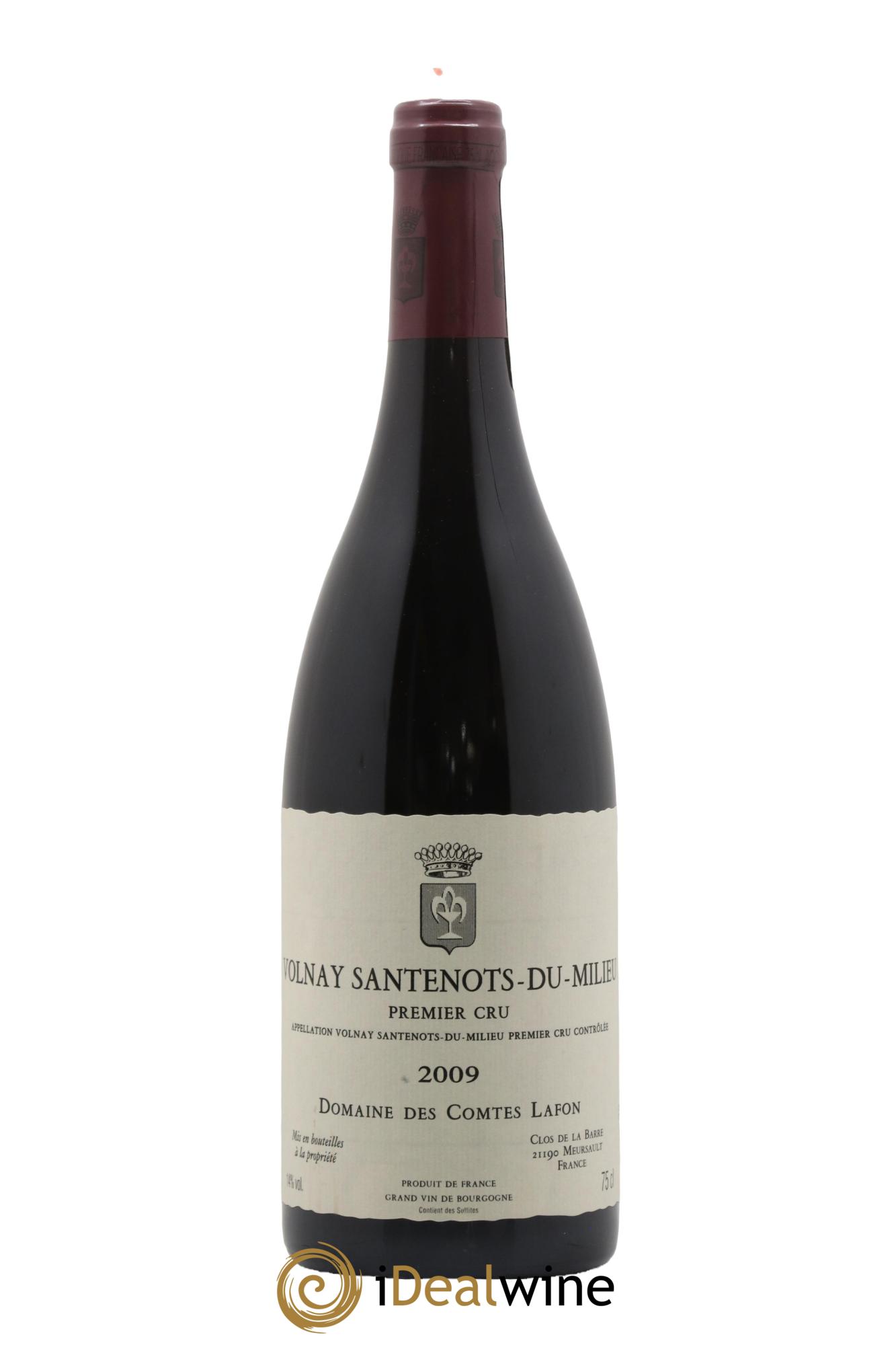 Volnay 1er Cru Santenots du Milieu Comtes Lafon (Domaine des) 2009 - Lotto di 1 bottiglia - 0