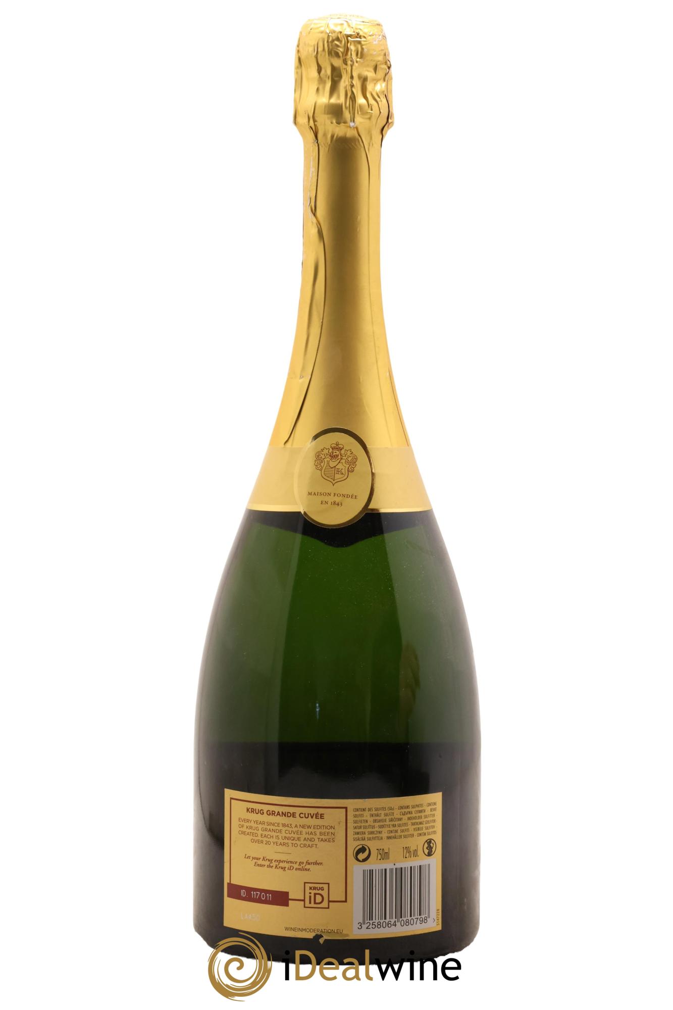 Grande Cuvée - 166ème édition Krug - Lot of 1 bottle - 1