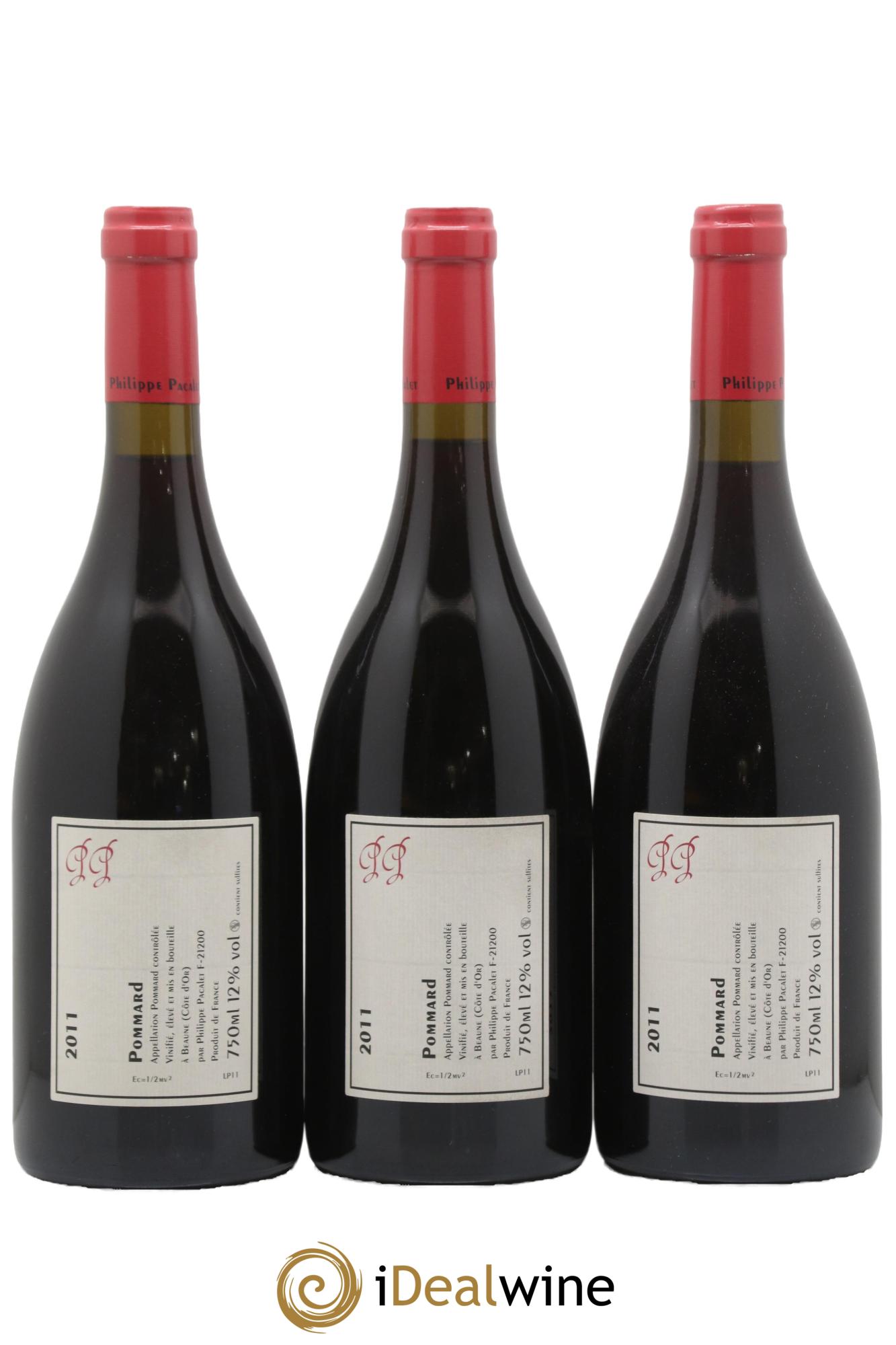 Pommard Philippe Pacalet 2011 - Lotto di 3 bottiglie - 1